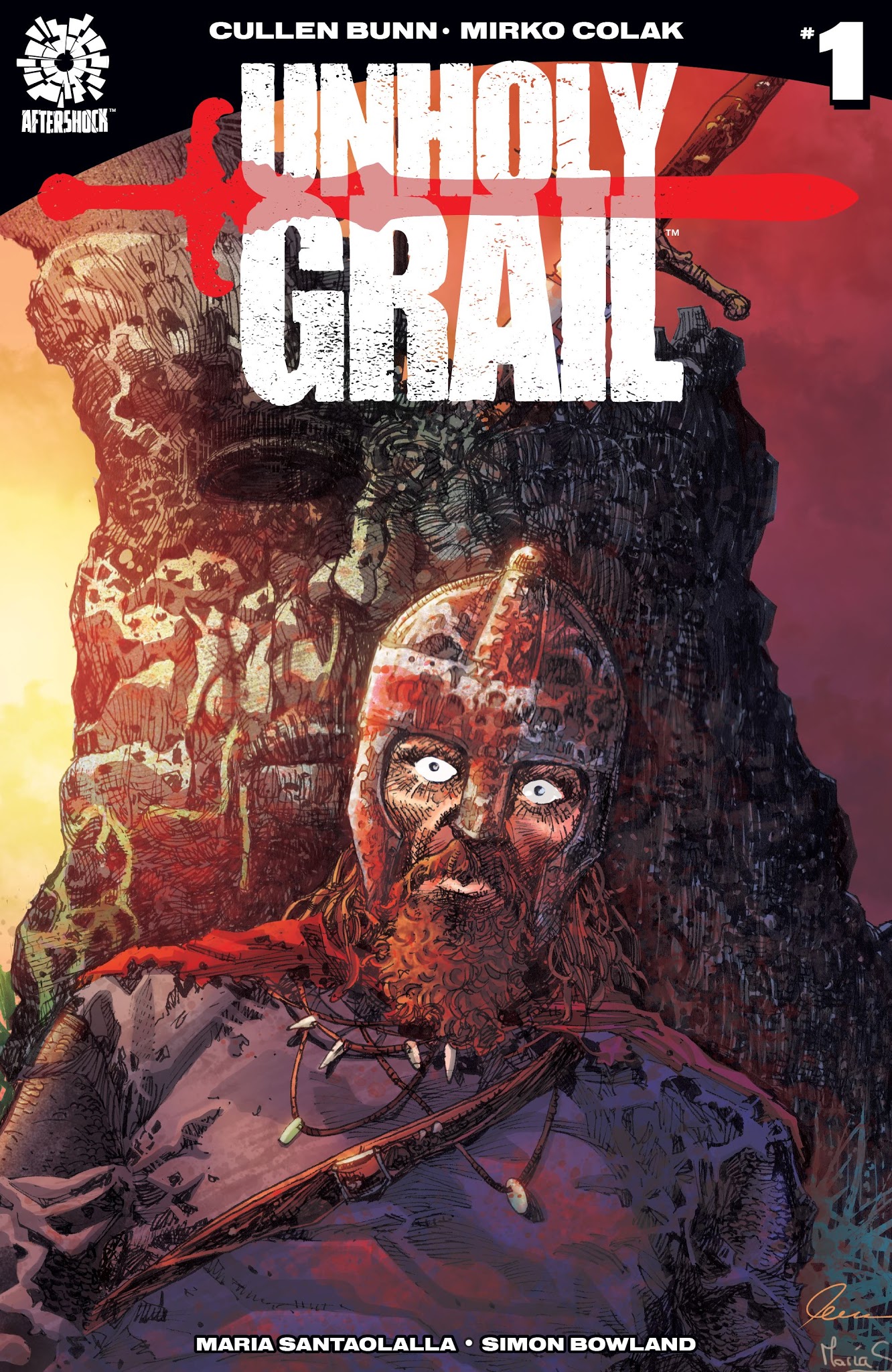 Read online Unholy Grail comic -  Issue #1 - 1