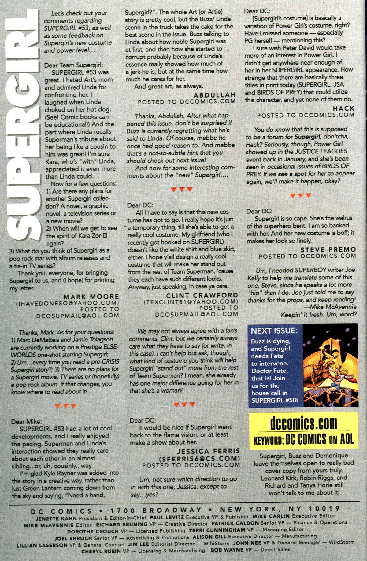 Read online Supergirl (1996) comic -  Issue #57 - 24