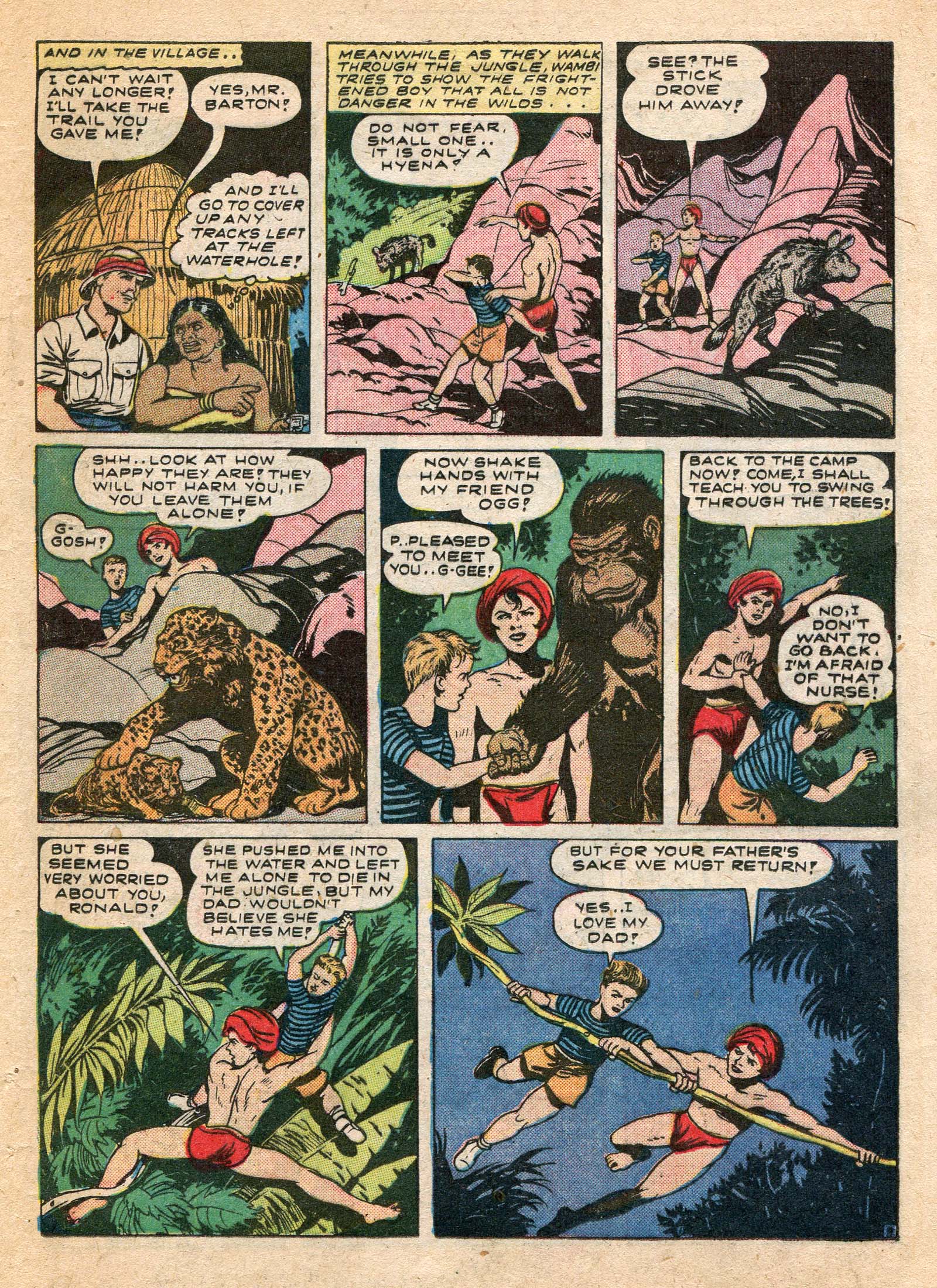 Read online Wambi Jungle Boy comic -  Issue #7 - 37