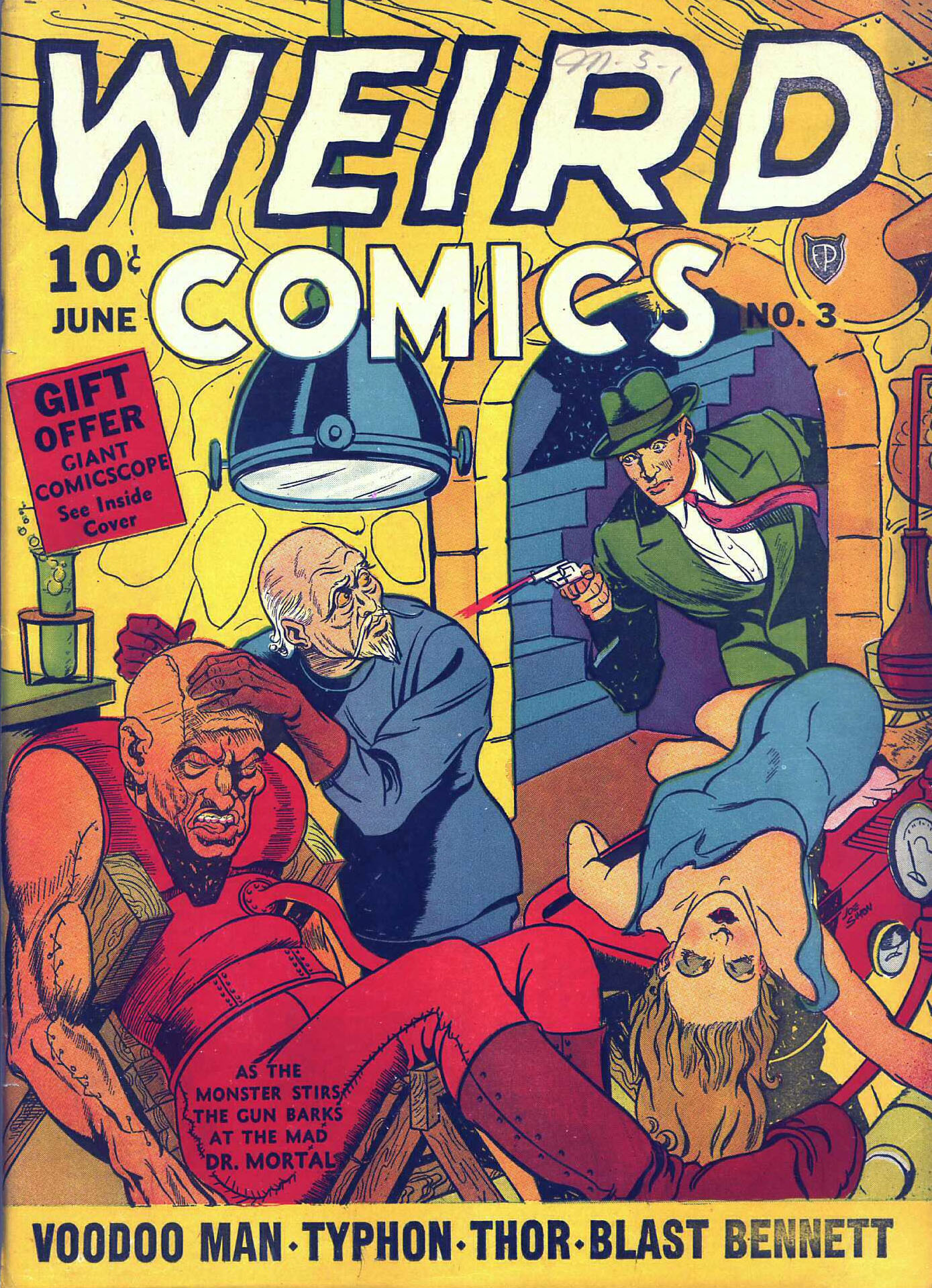 Read online Weird Comics comic -  Issue #3 - 1