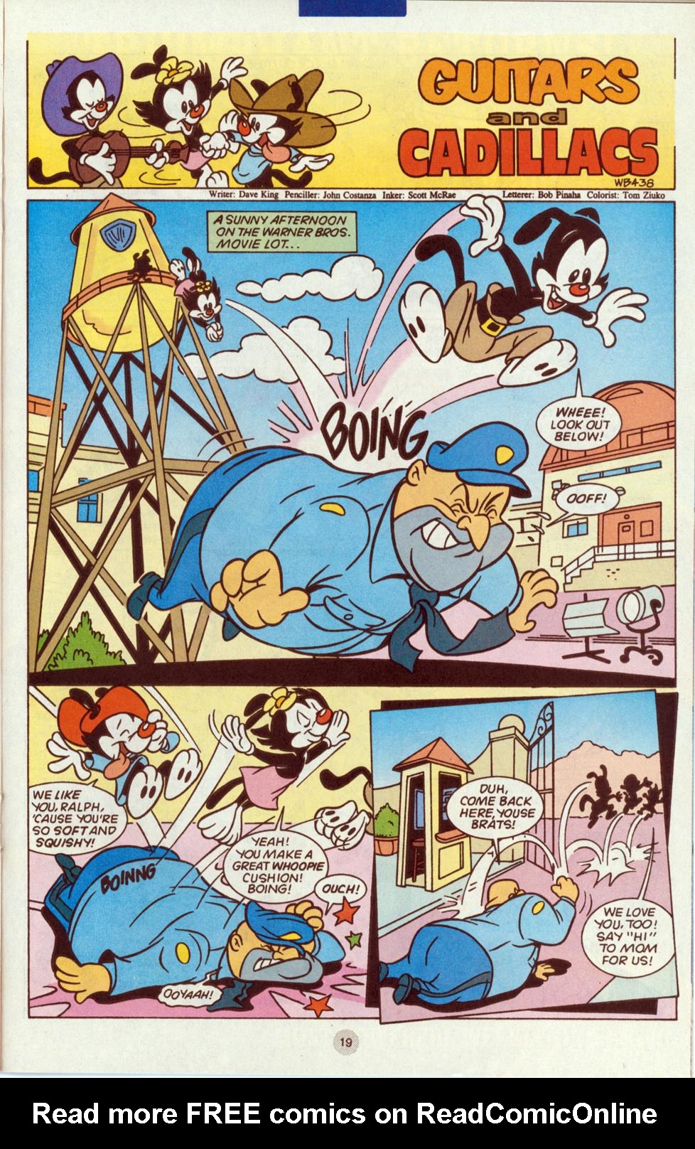 Read online Animaniacs comic -  Issue #3 - 21