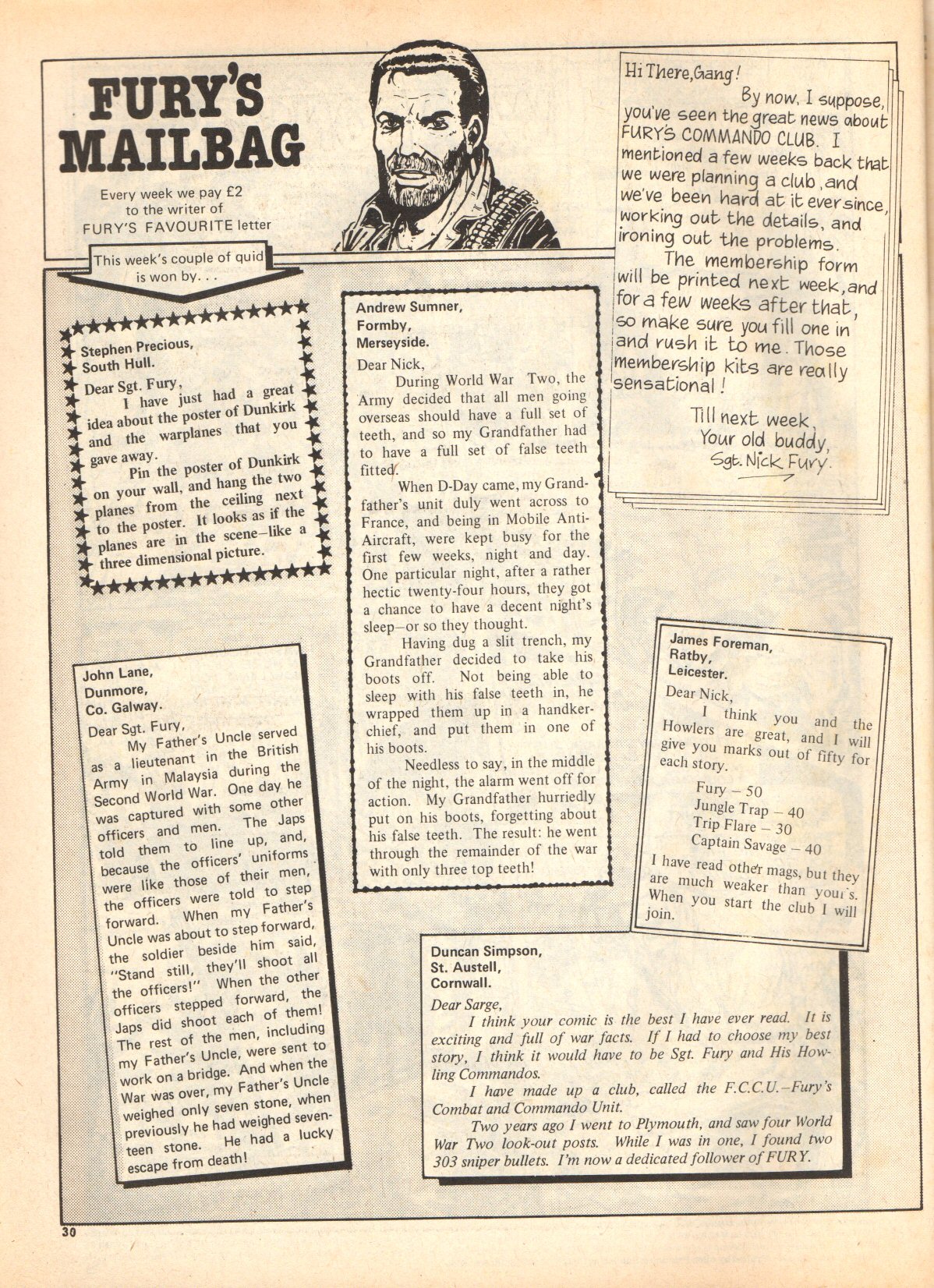 Read online Fury (1977) comic -  Issue #17 - 30