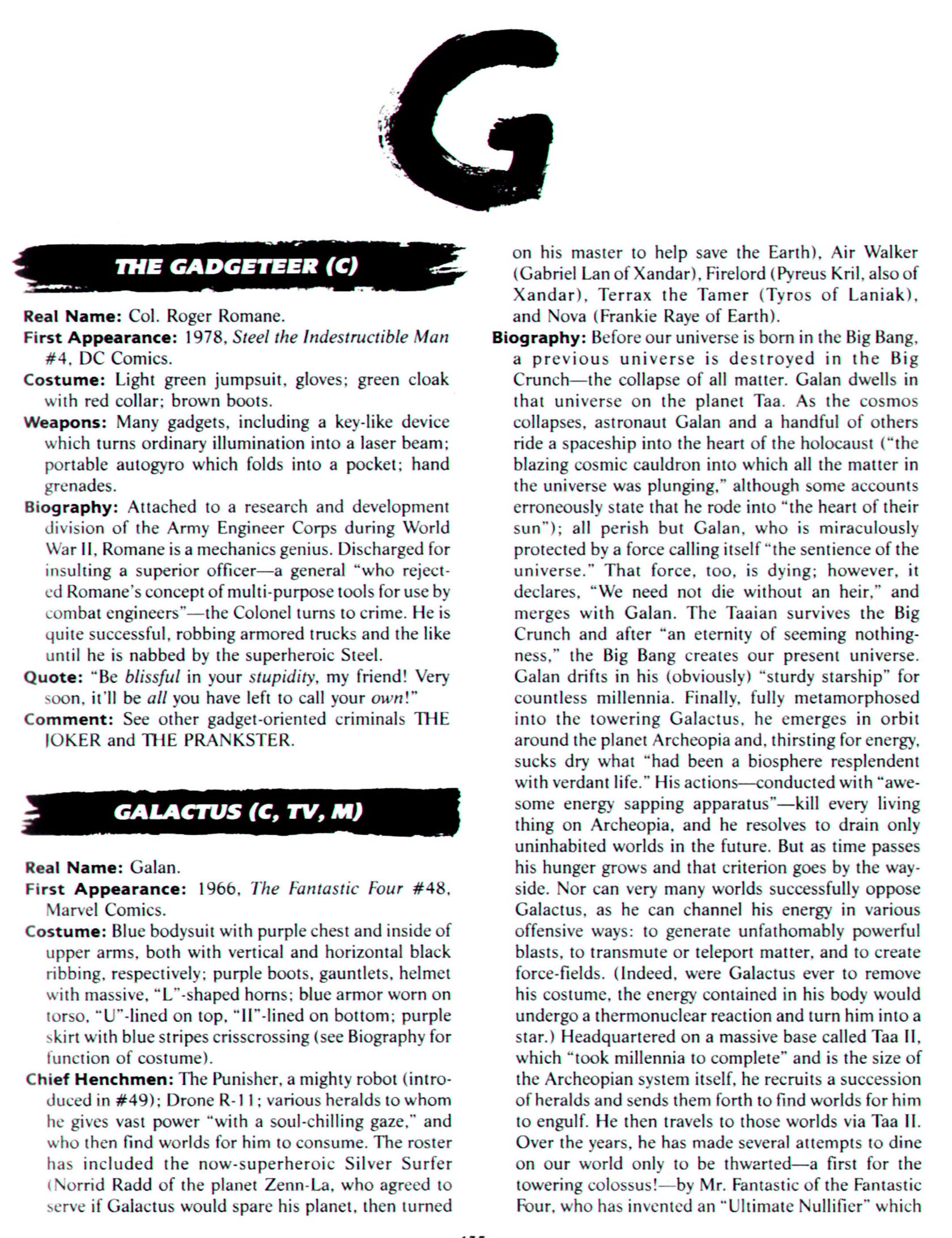 Read online The Encyclopedia of Super Villains comic -  Issue # TPB (Part 1) - 153