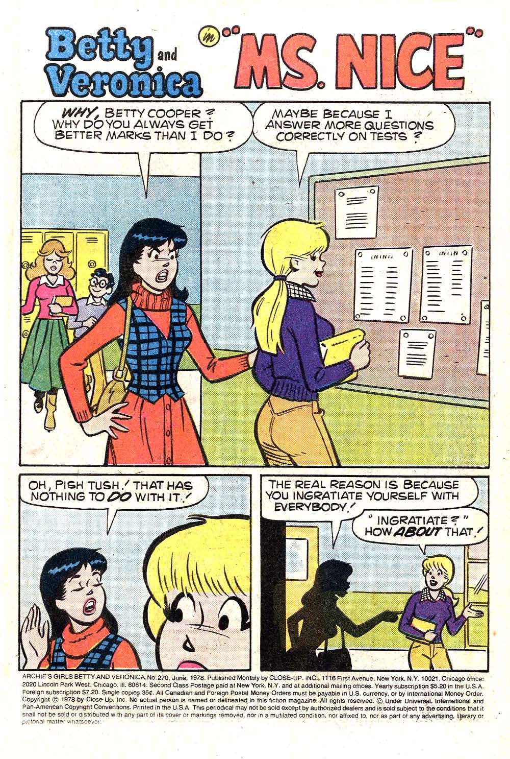 Read online Archie's Girls Betty and Veronica comic -  Issue #270 - 3
