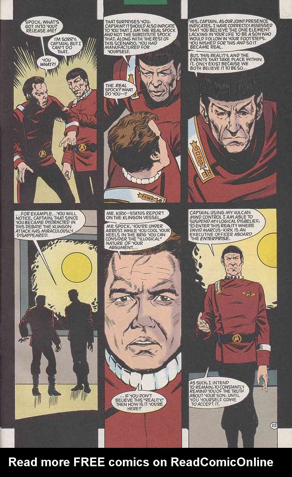 Read online Star Trek (1989) comic -  Issue #34 - 23