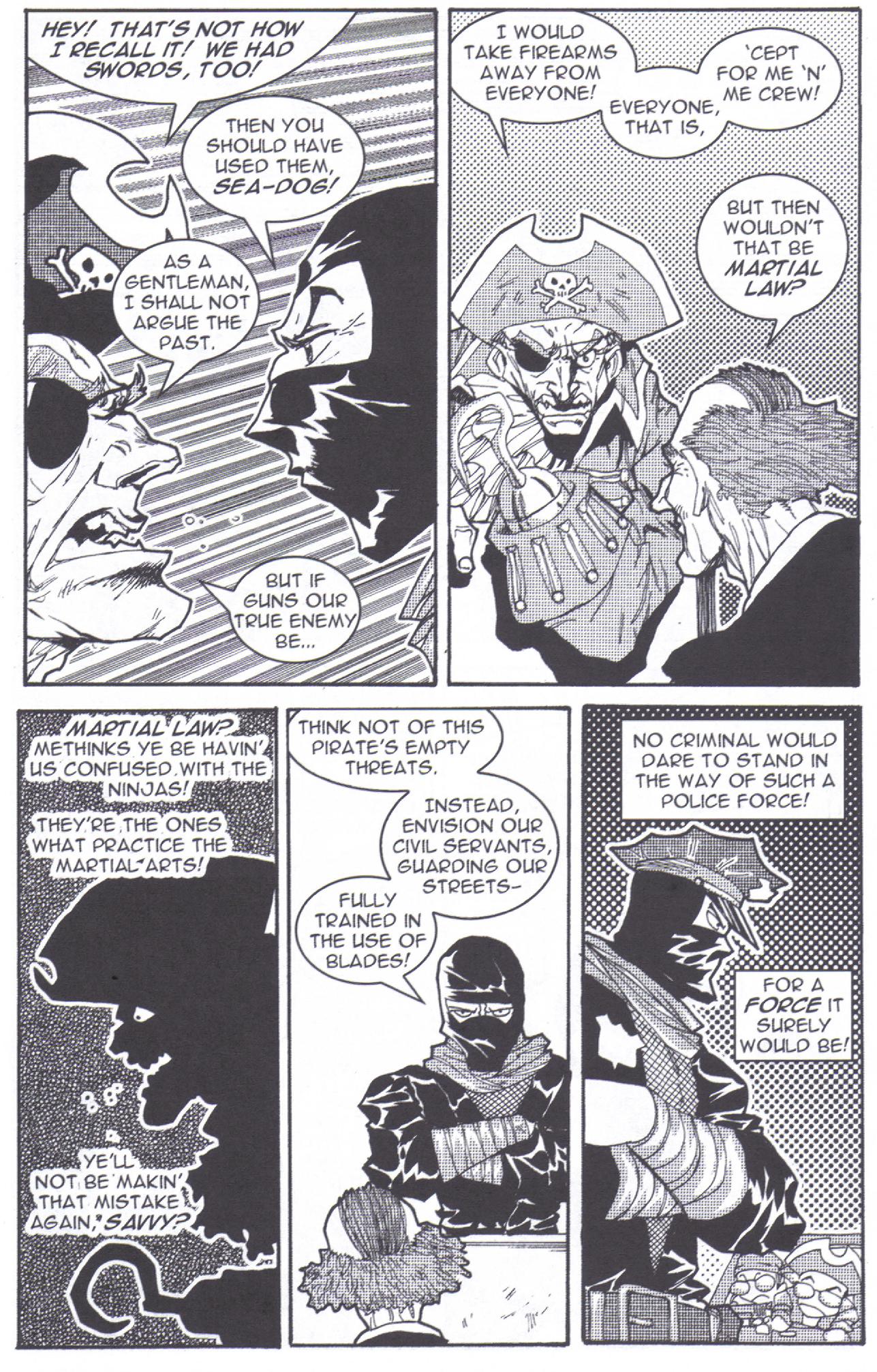 Read online Pirates vs Ninjas: Debate in '08 comic -  Issue # Full - 15