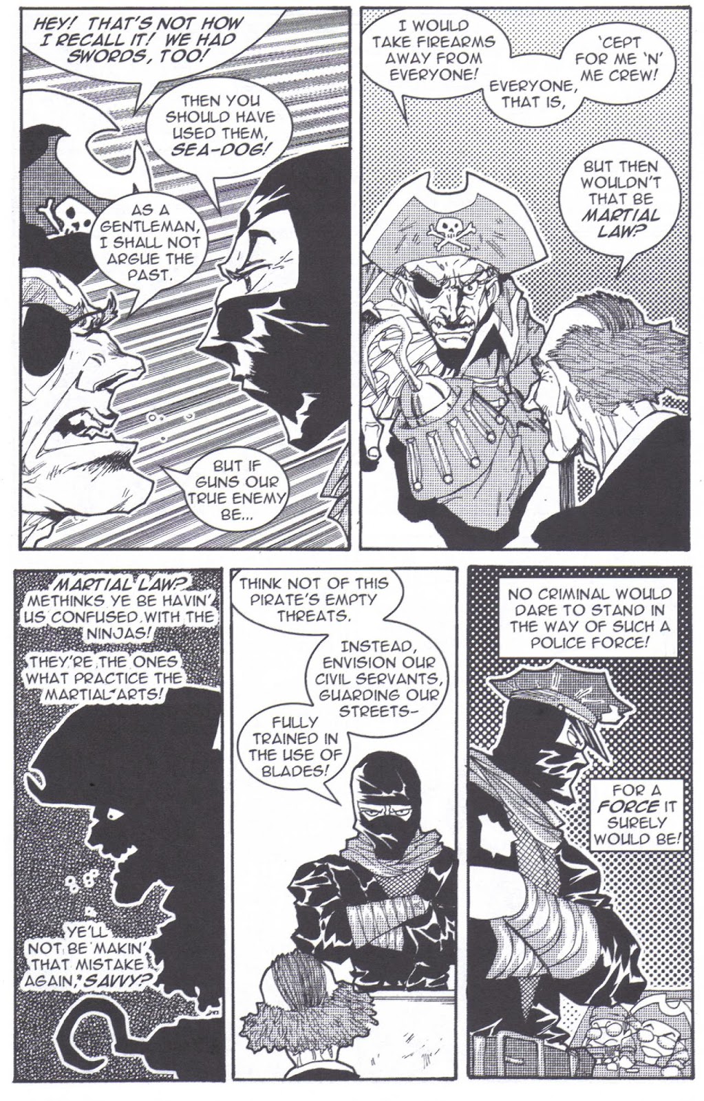 Pirates vs Ninjas: Debate in '08 issue Full - Page 15