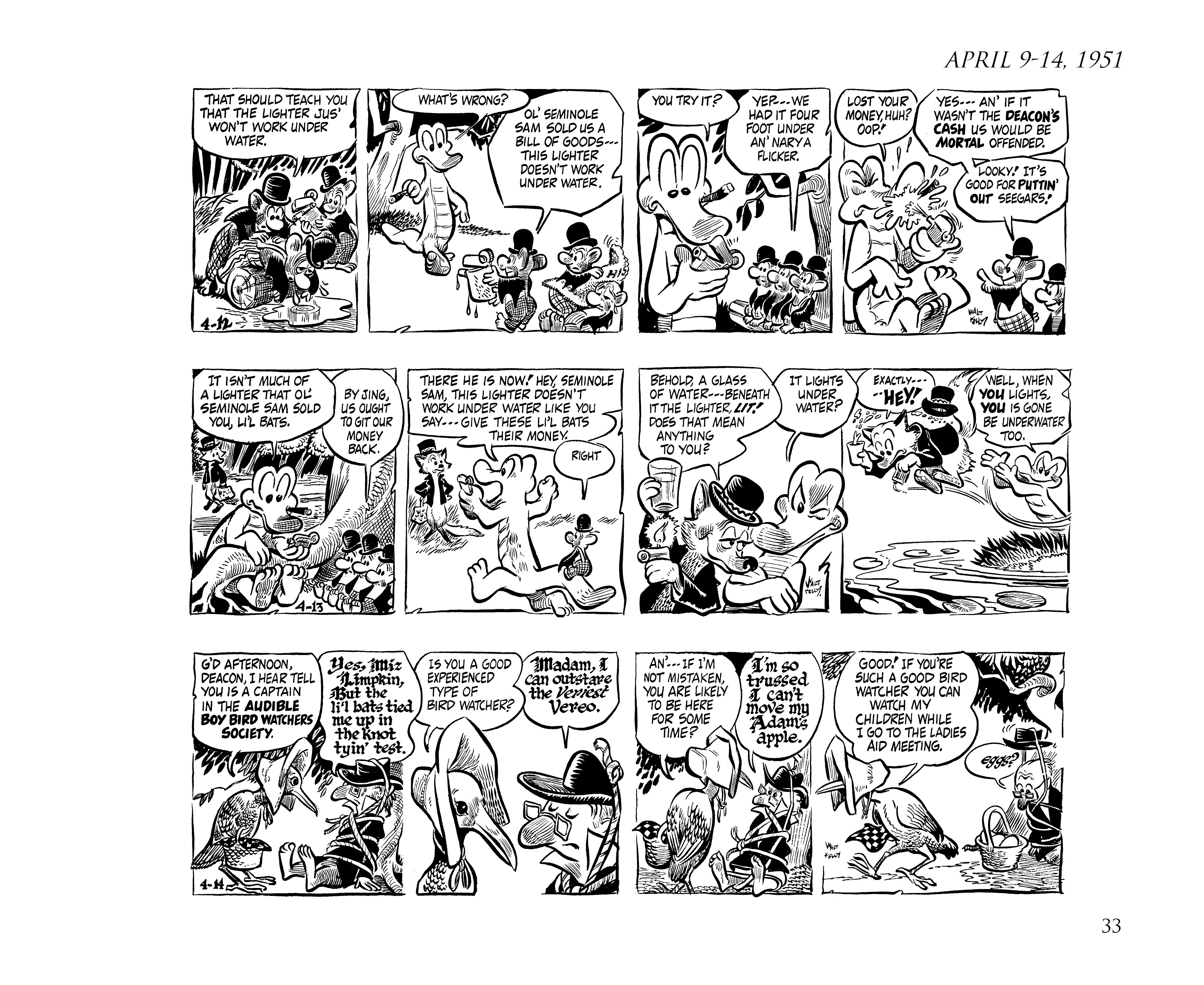 Read online Pogo by Walt Kelly: The Complete Syndicated Comic Strips comic -  Issue # TPB 2 (Part 1) - 51