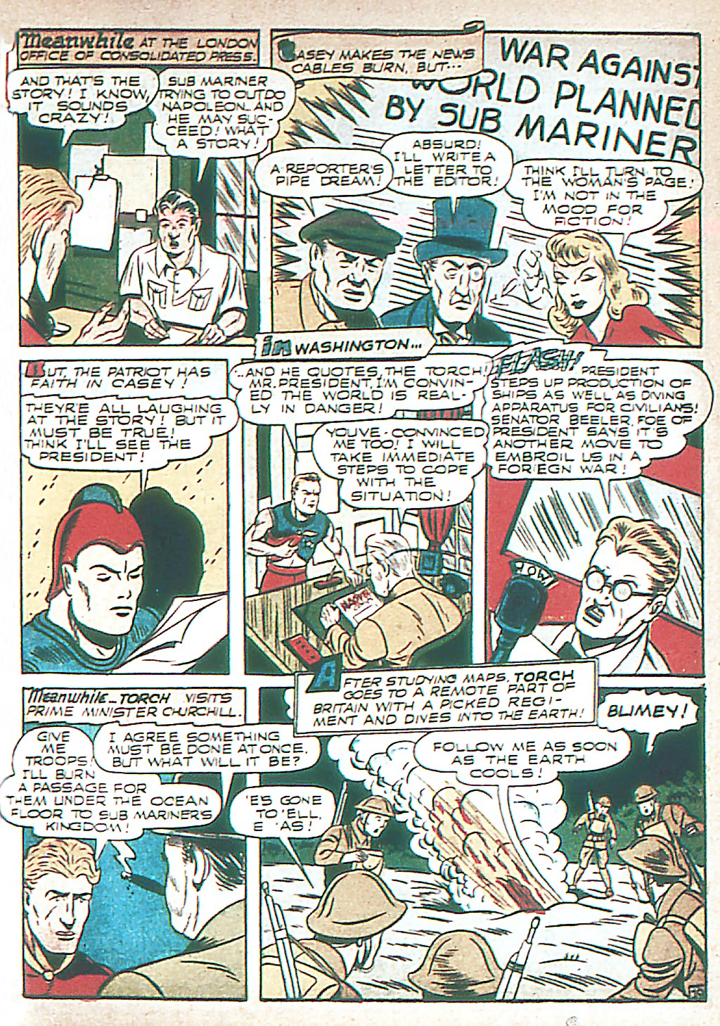 Read online The Human Torch (1940) comic -  Issue #5b - 22