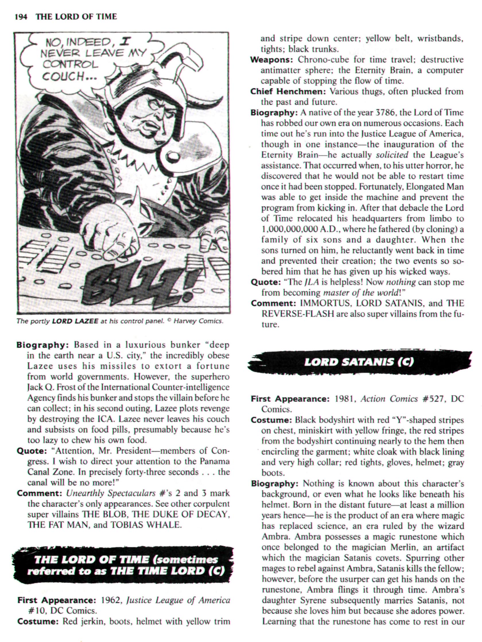 Read online The Encyclopedia of Super Villains comic -  Issue # TPB (Part 1) - 220