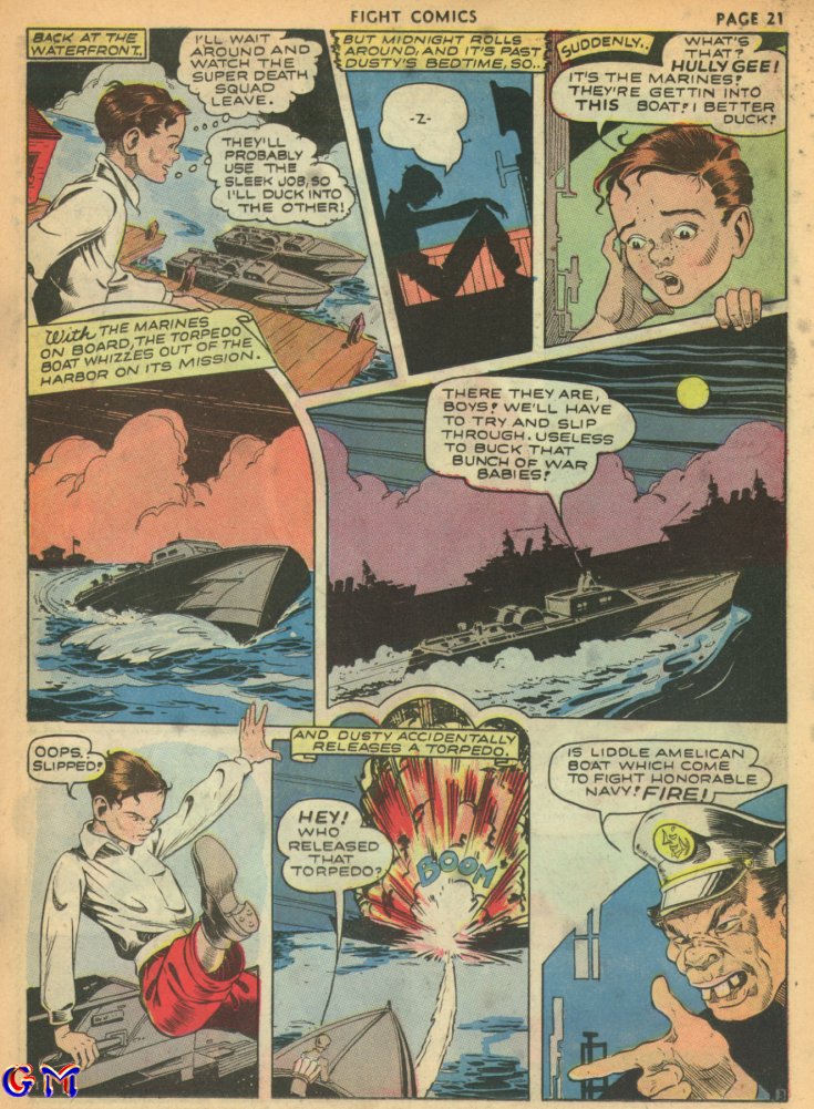 Read online Fight Comics comic -  Issue #20 - 23