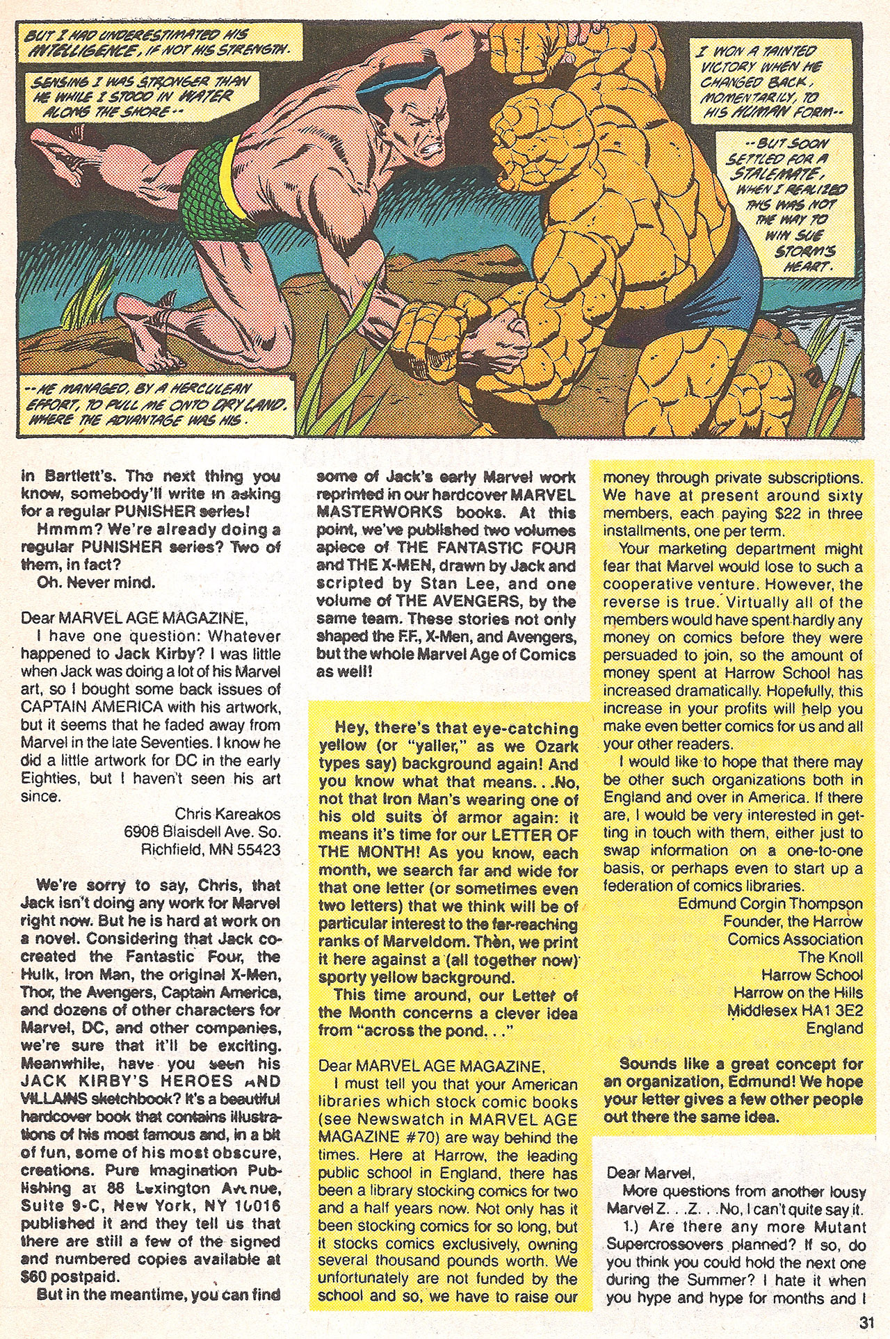 Read online Marvel Age comic -  Issue #75 - 31