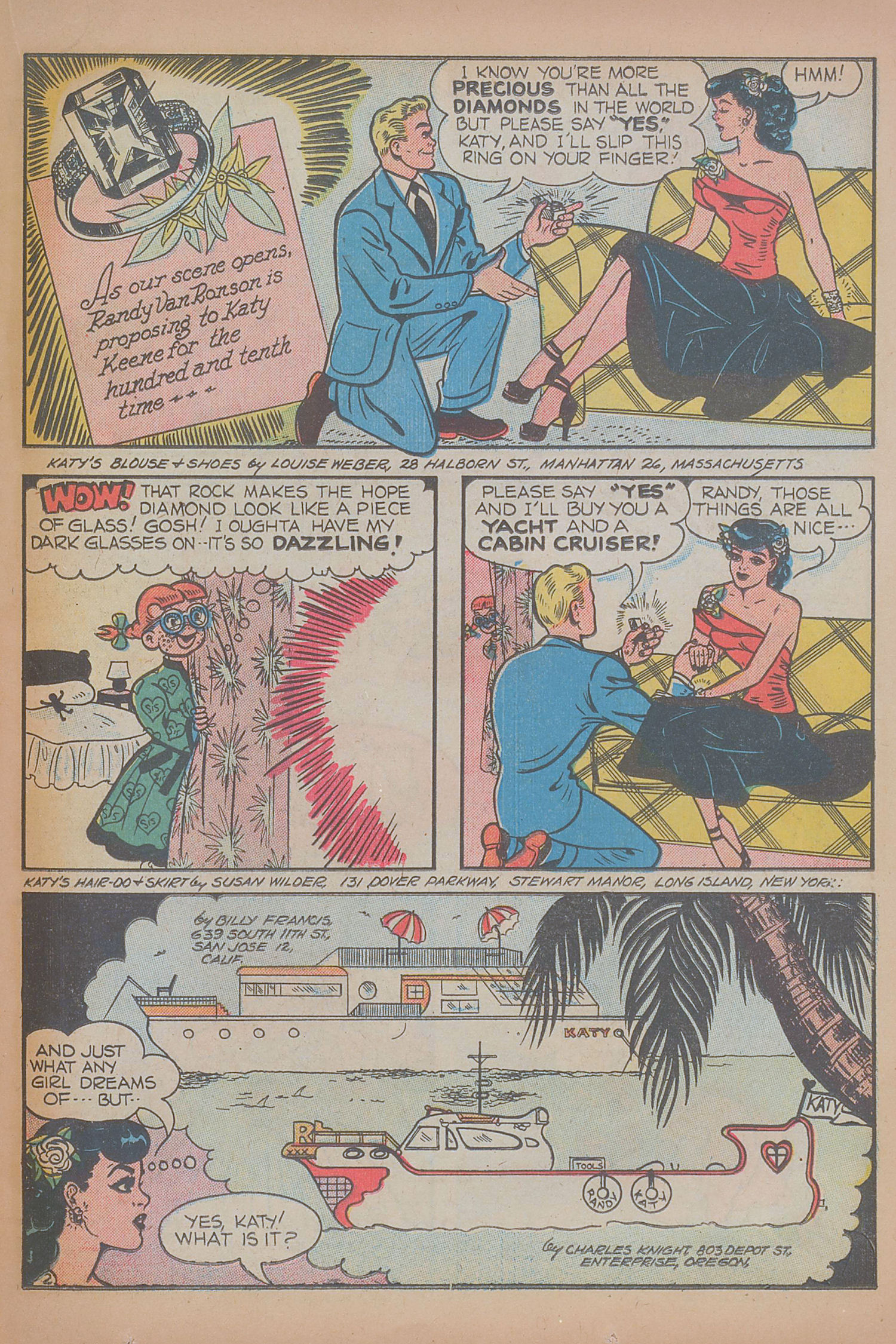 Read online Katy Keene (1949) comic -  Issue #4 - 19