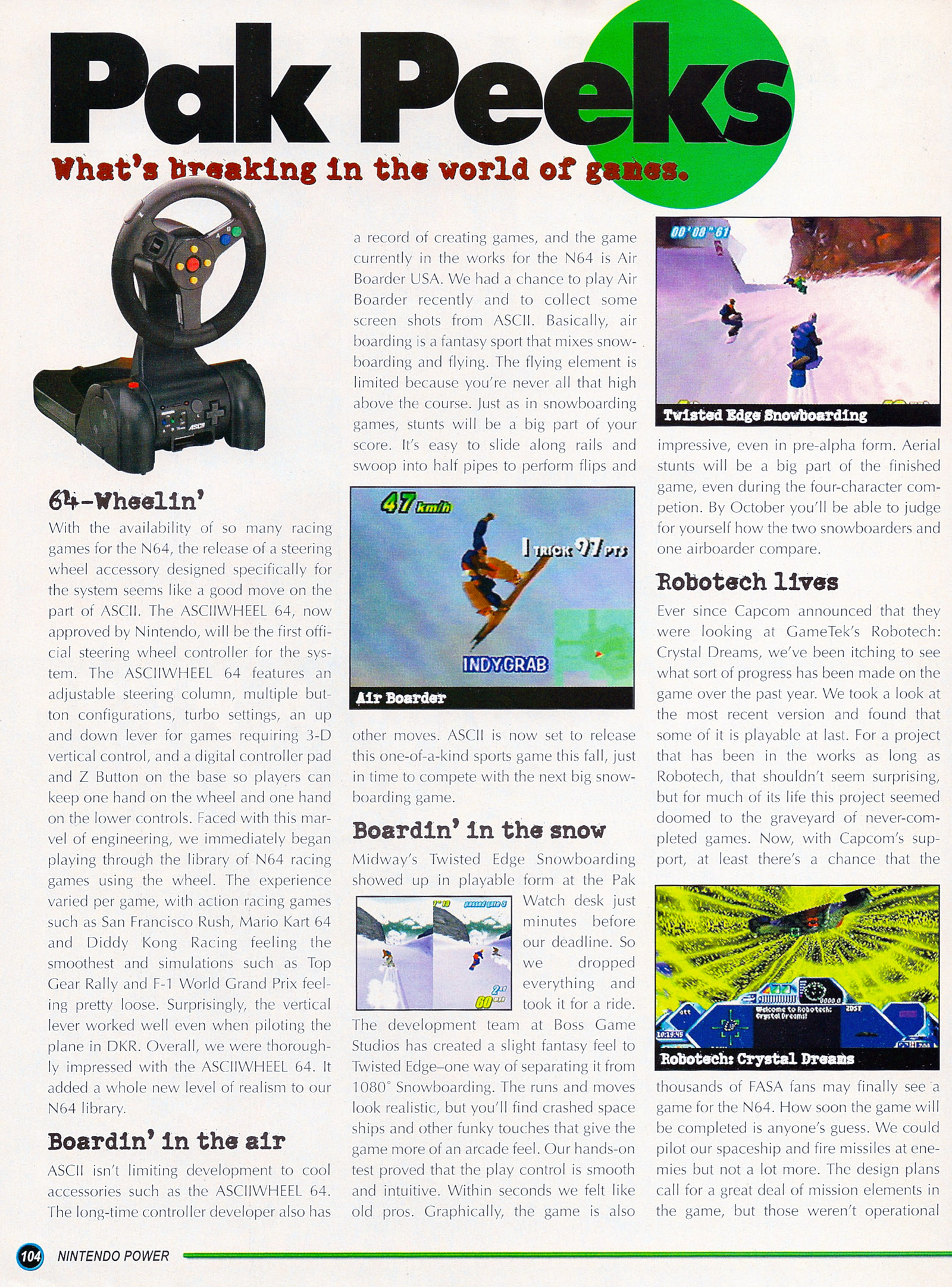 Read online Nintendo Power comic -  Issue #111 - 114