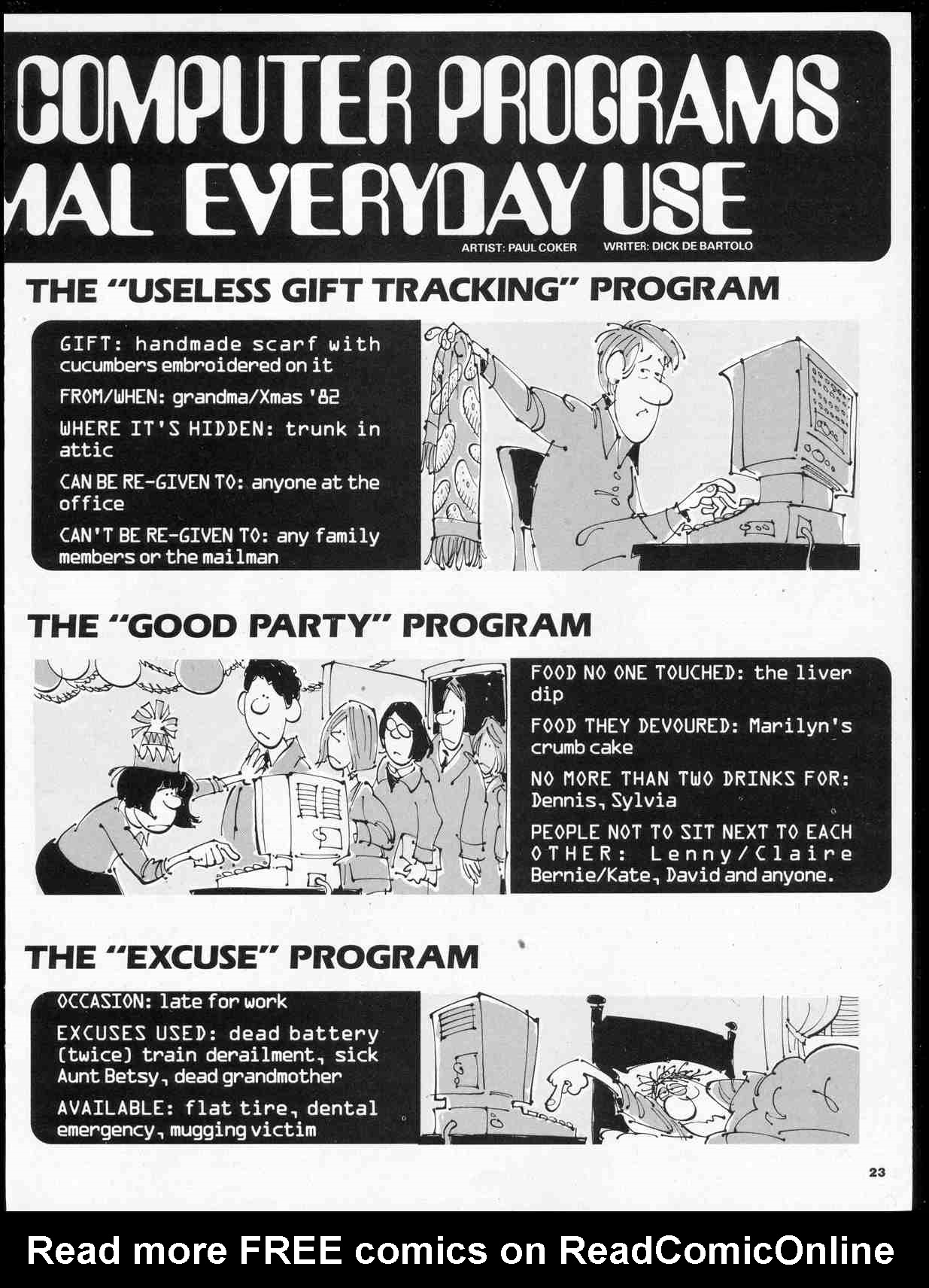 Read online MAD comic -  Issue #258 - 25