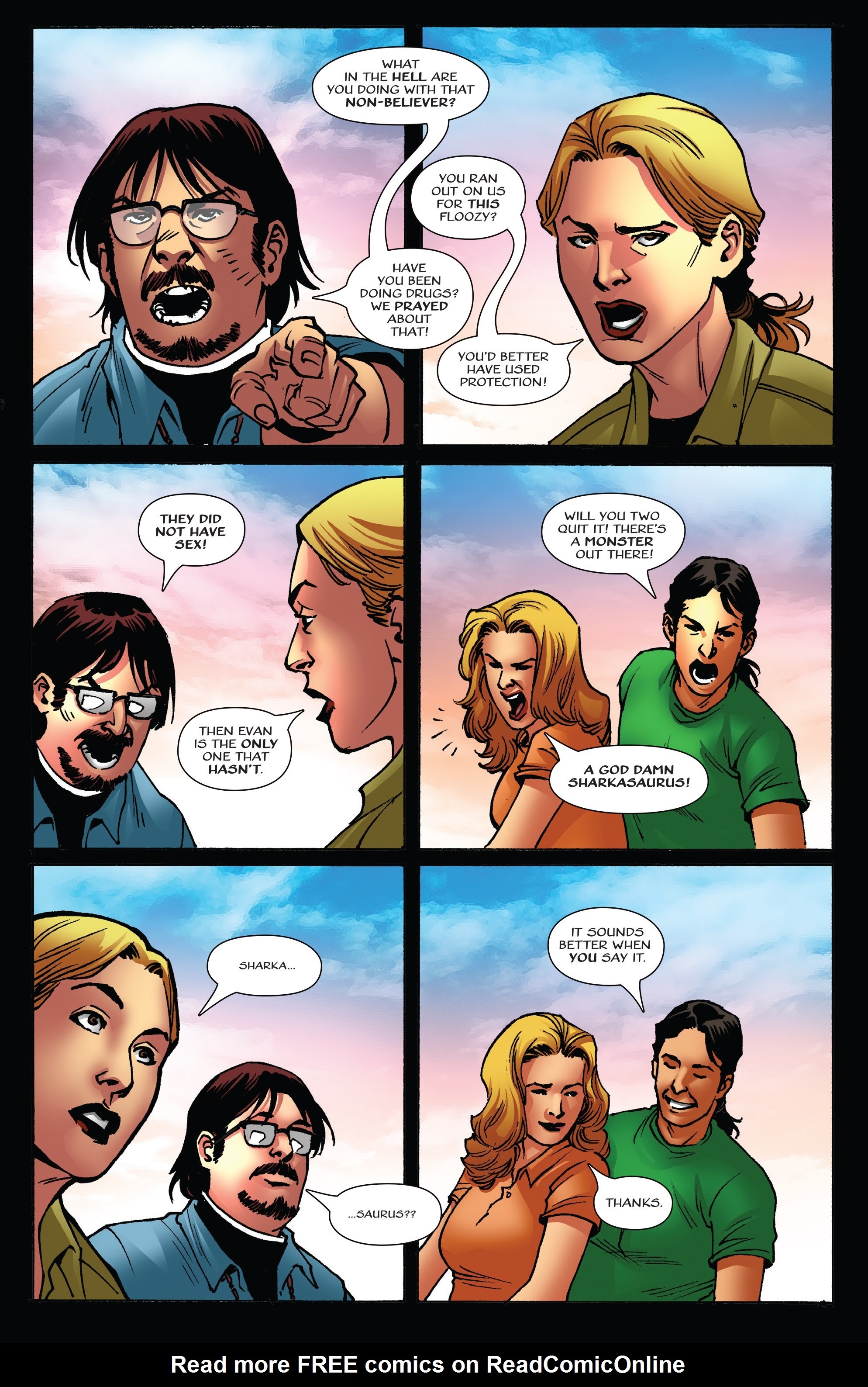 Read online Sharkasaurus comic -  Issue # TPB - 34