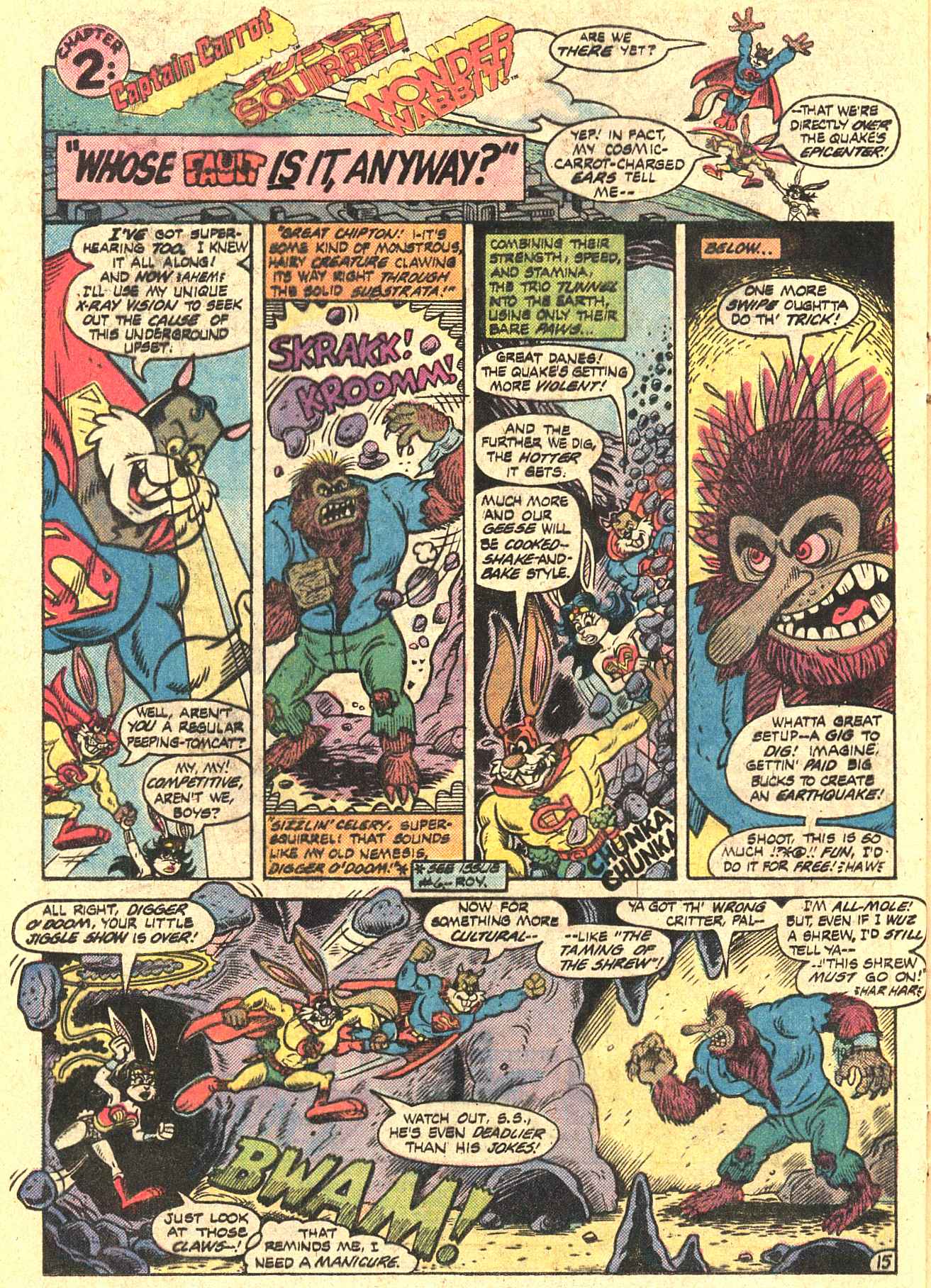 Read online Captain Carrot and His Amazing Zoo Crew! comic -  Issue #14 - 16