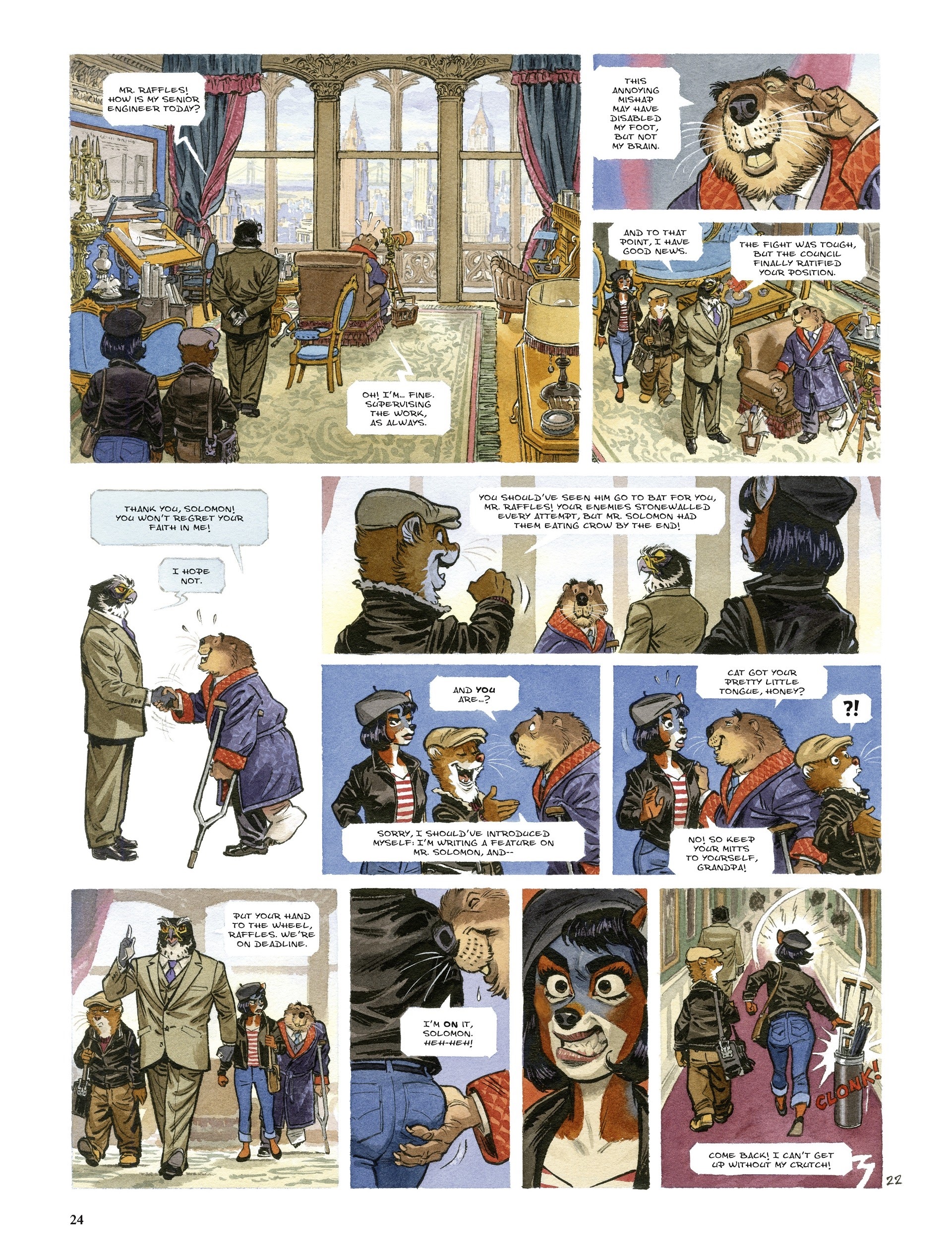 Read online Blacksad: They All Fall Down comic -  Issue #1 - 24