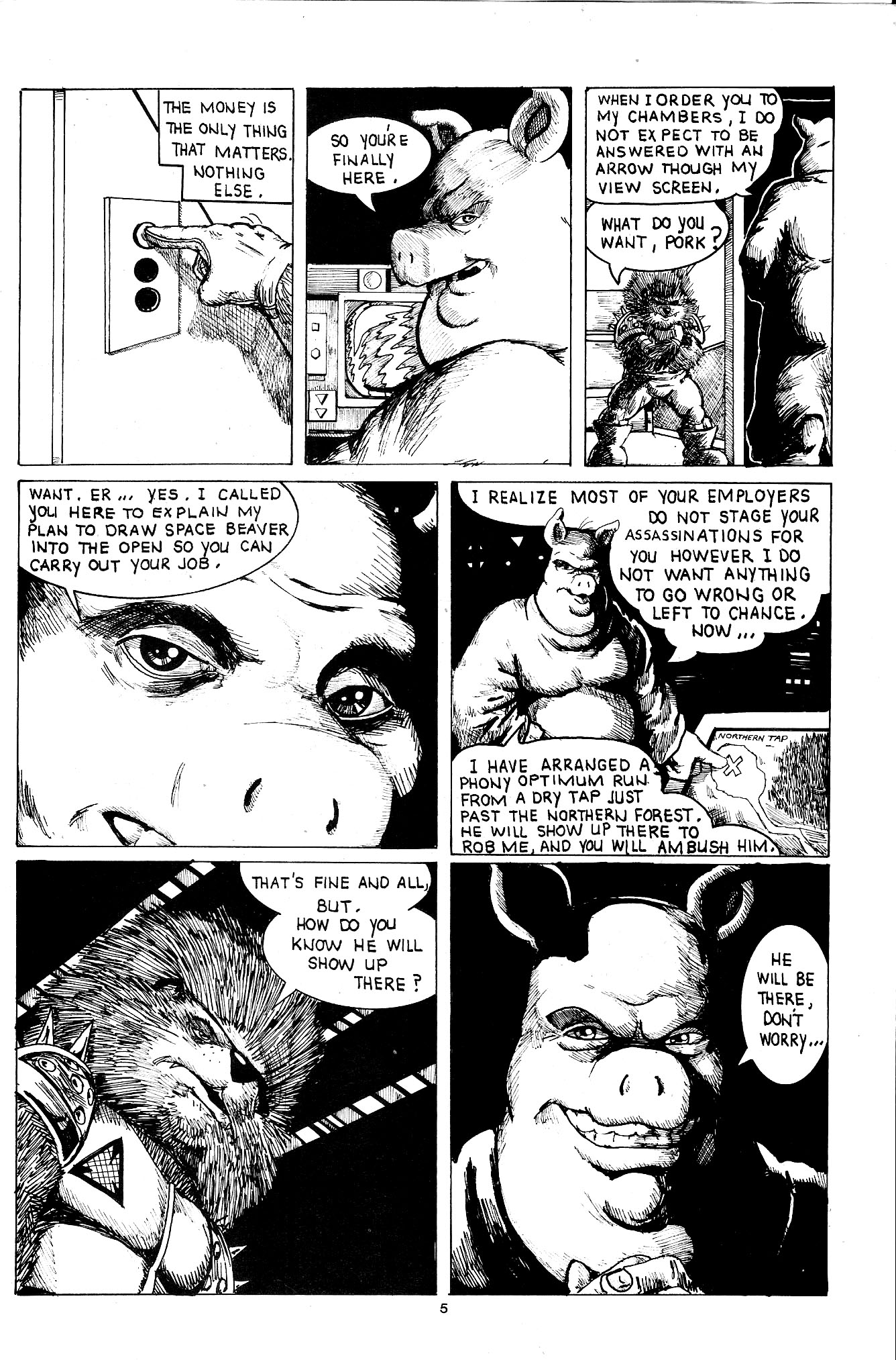 Read online Space Beaver comic -  Issue #4 - 7