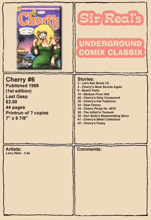 Cherry Poptart/Cherry issue 6 - Page 1