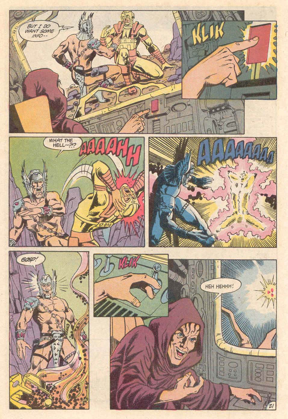 Read online Warlord (1976) comic -  Issue #121 - 21
