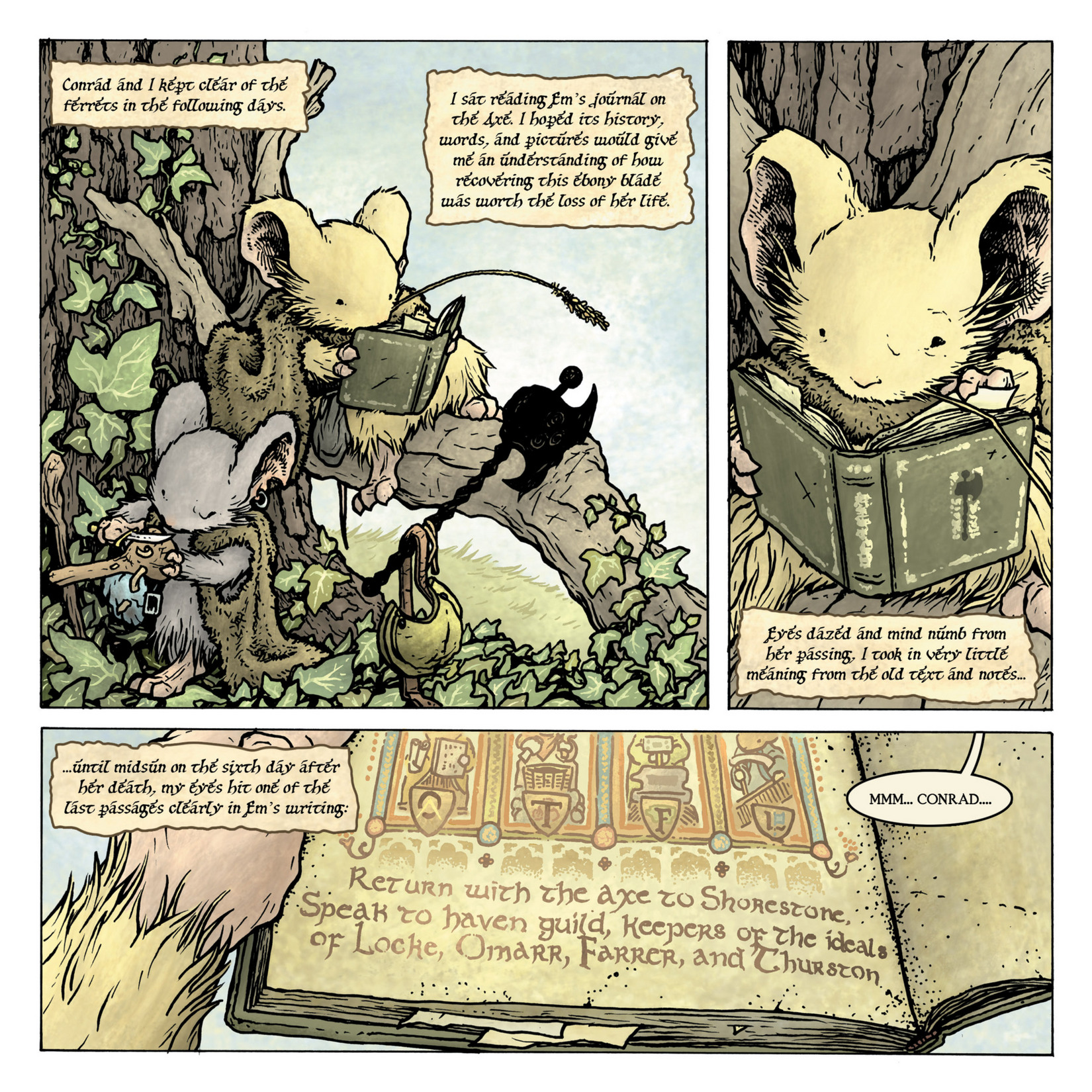 Read online Mouse Guard: The Black Axe comic -  Issue #5 - 11