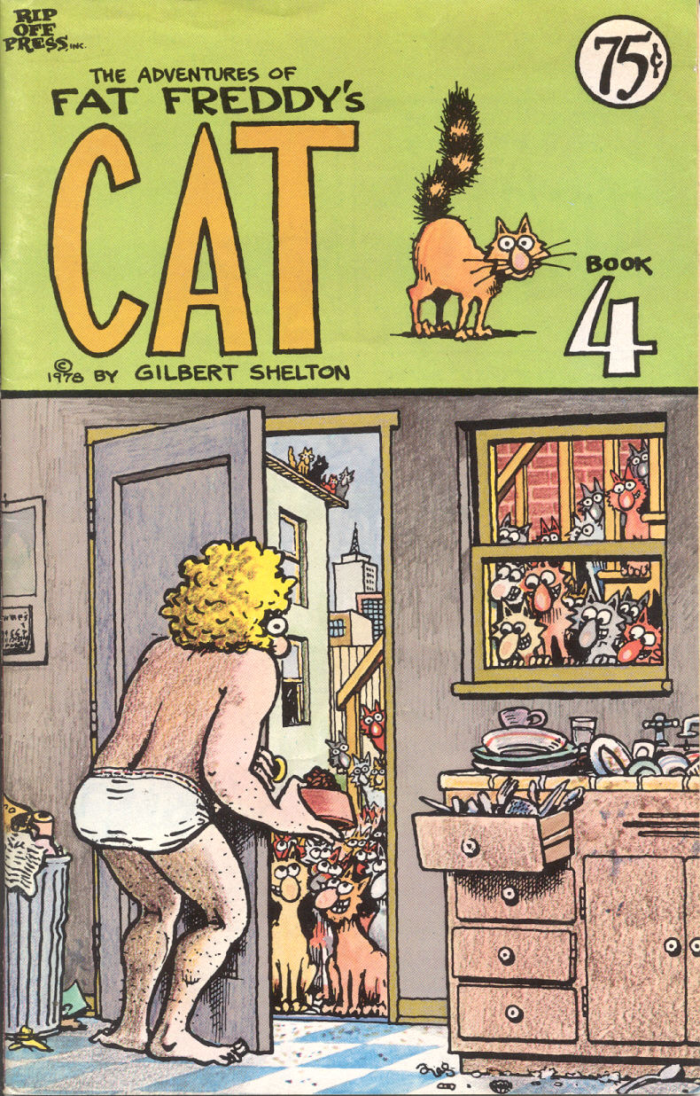 Read online Adventures of Fat Freddy's Cat comic -  Issue #4 - 1