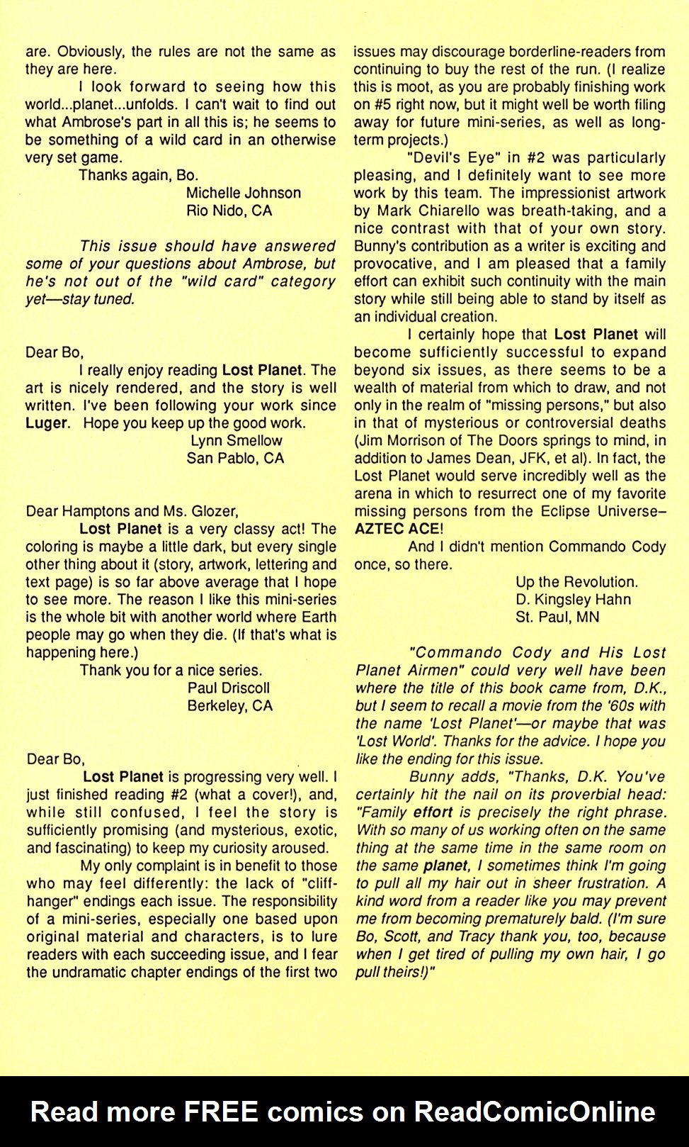 Read online Lost Planet comic -  Issue #5 - 20