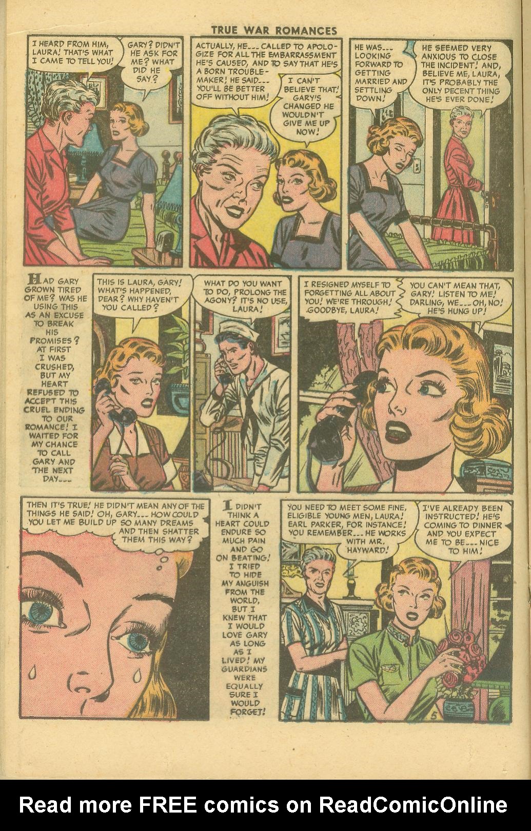 Read online True War Romances comic -  Issue #17 - 16