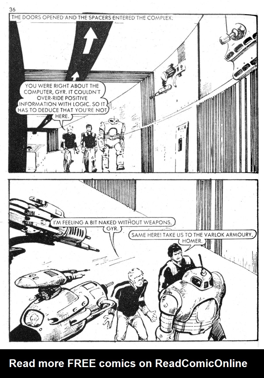 Read online Starblazer comic -  Issue #21 - 36