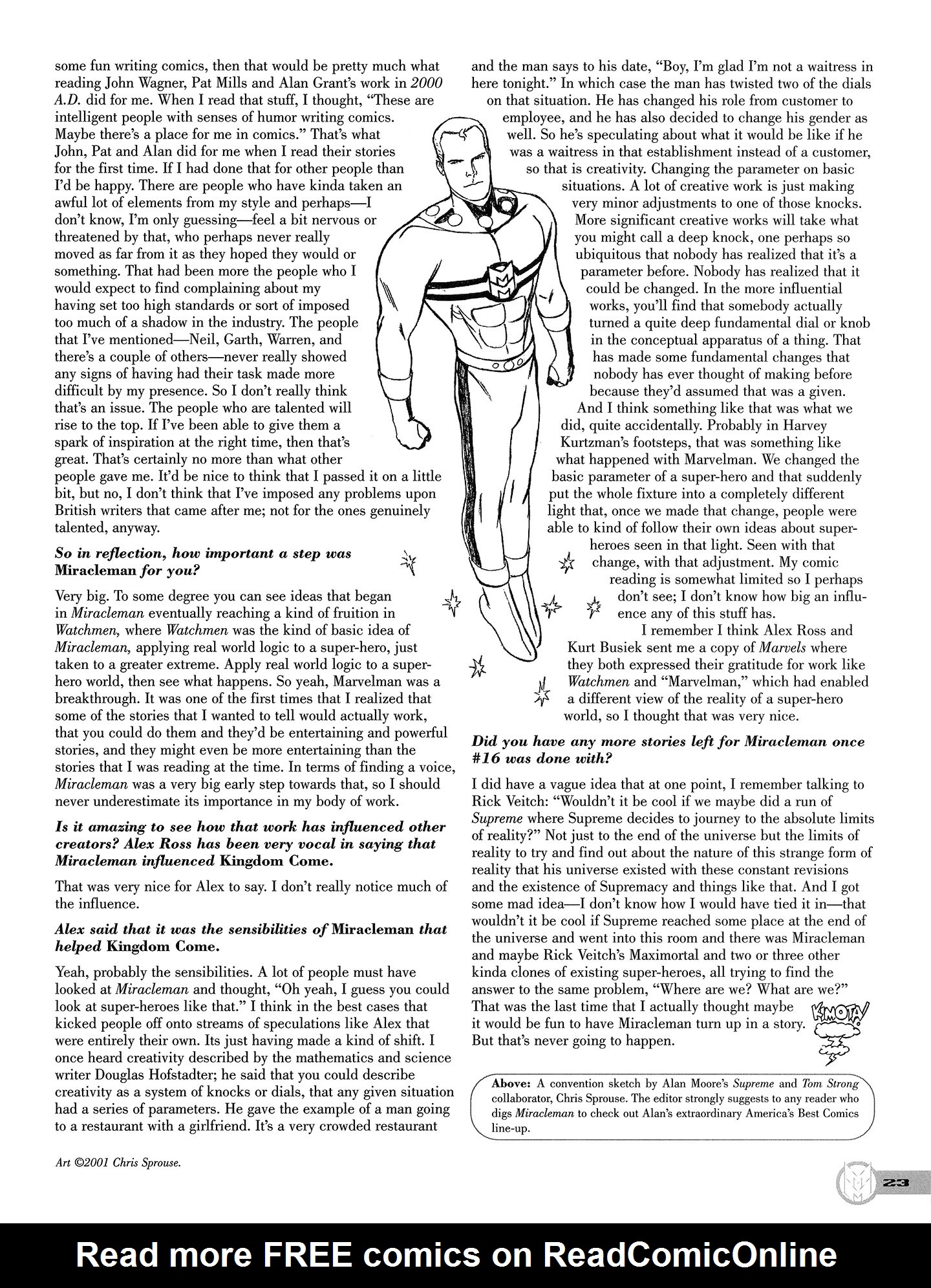 Read online Kimota!: The Miracleman Companion comic -  Issue # Full - 24