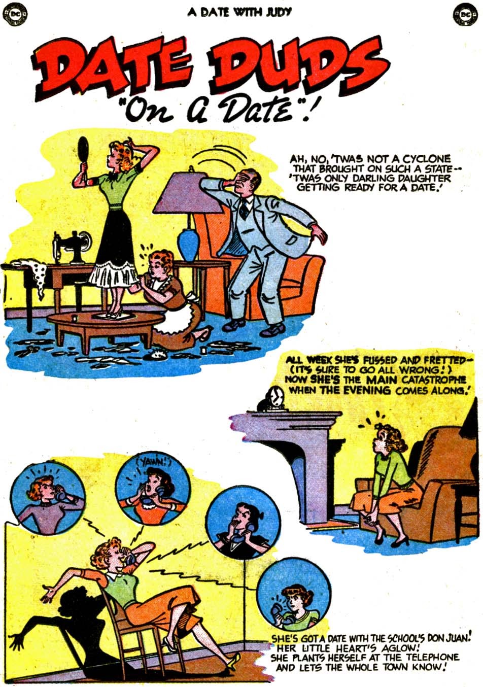 Read online A Date with Judy comic -  Issue #16 - 26