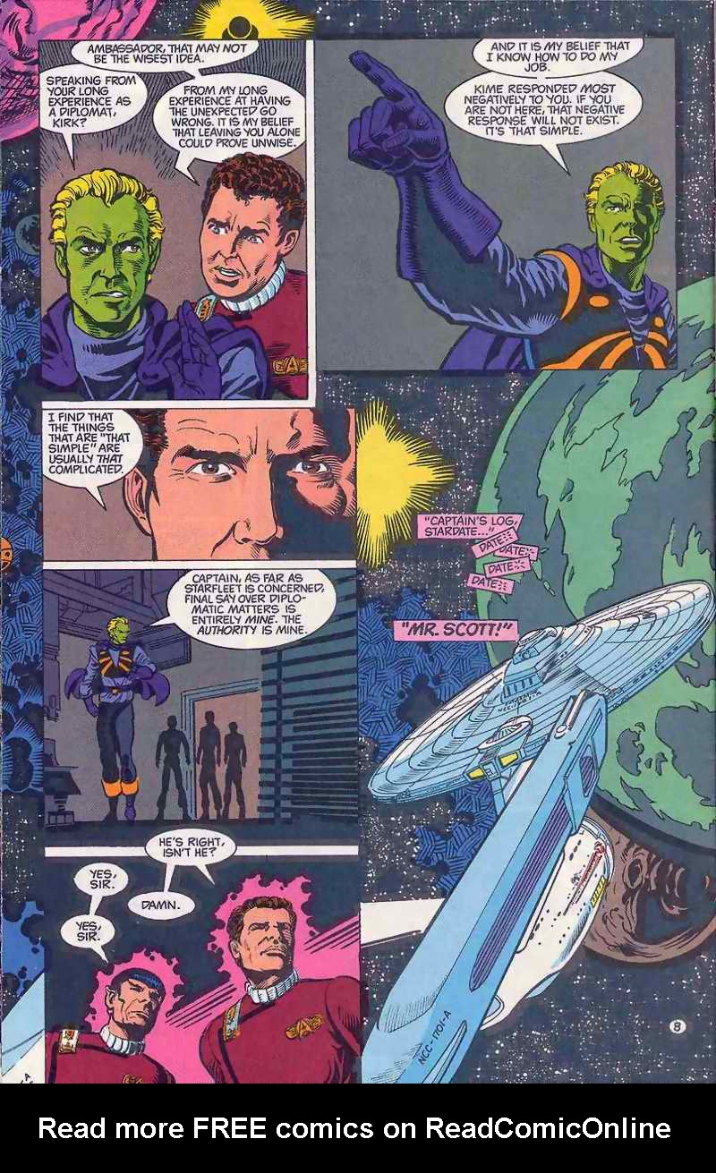 Read online Star Trek (1989) comic -  Issue #3 - 8