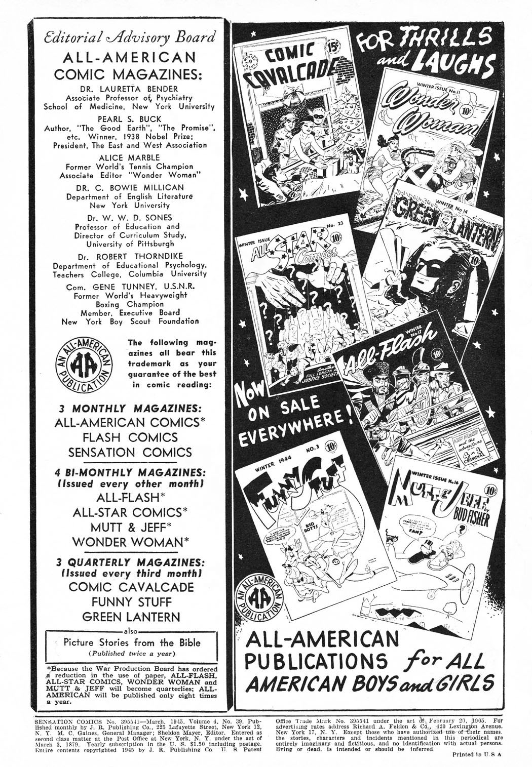 Read online Sensation (Mystery) Comics comic -  Issue #39 - 2