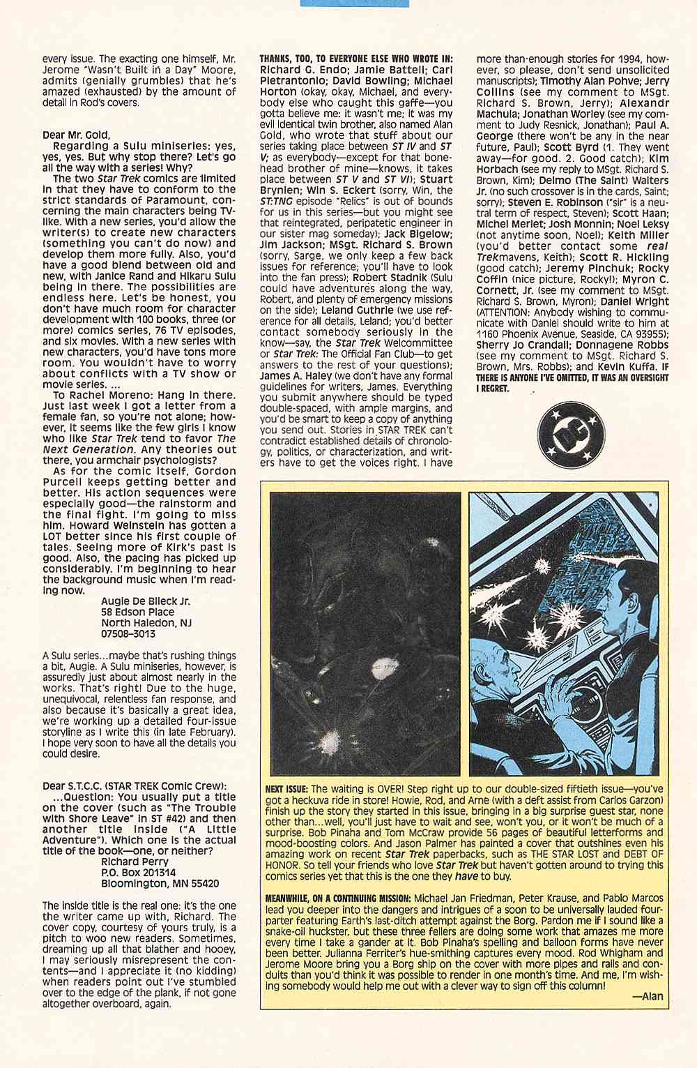 Read online Star Trek (1989) comic -  Issue #49 - 23