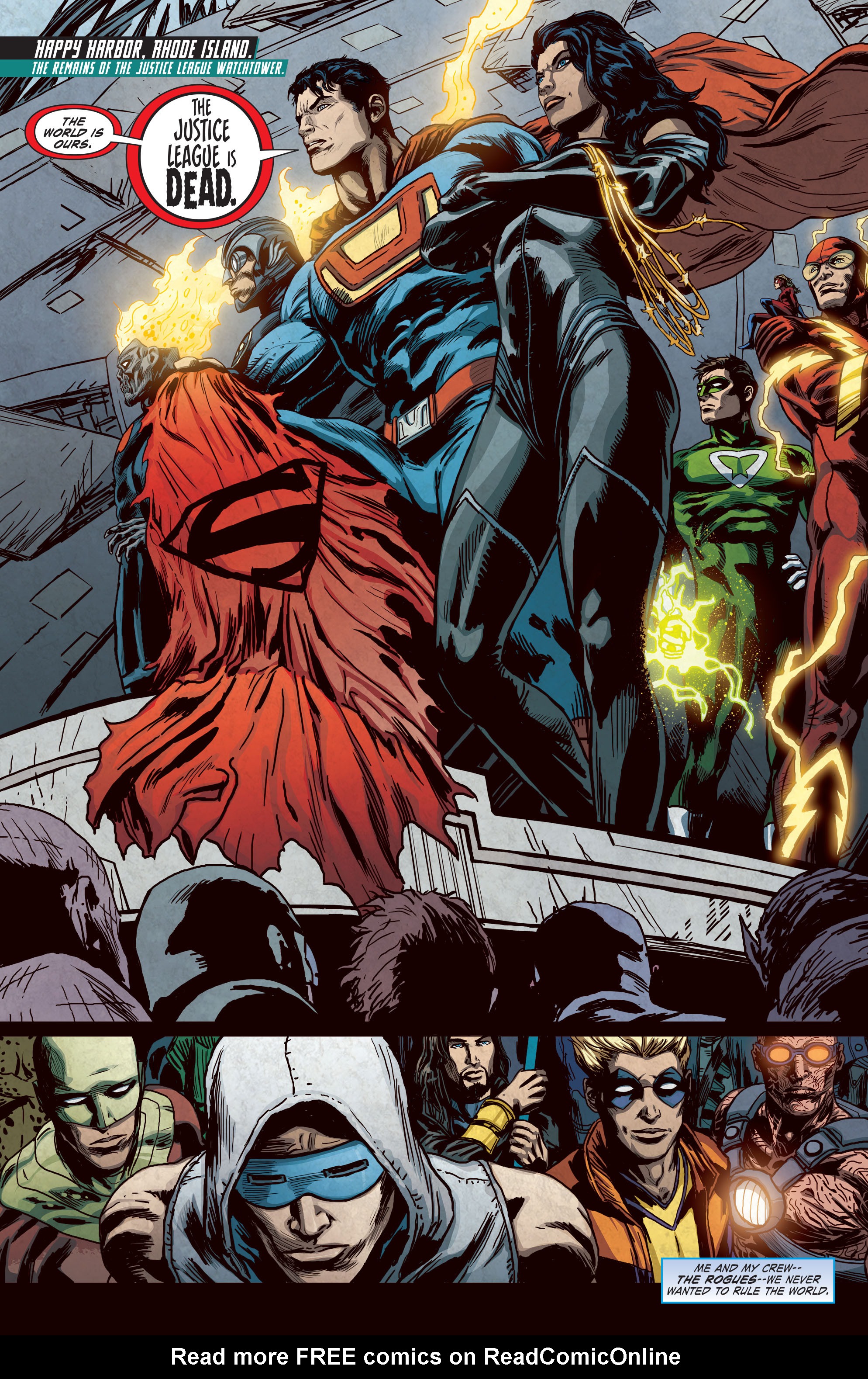 Read online Forever Evil: Rogues Rebellion comic -  Issue #1 - 2