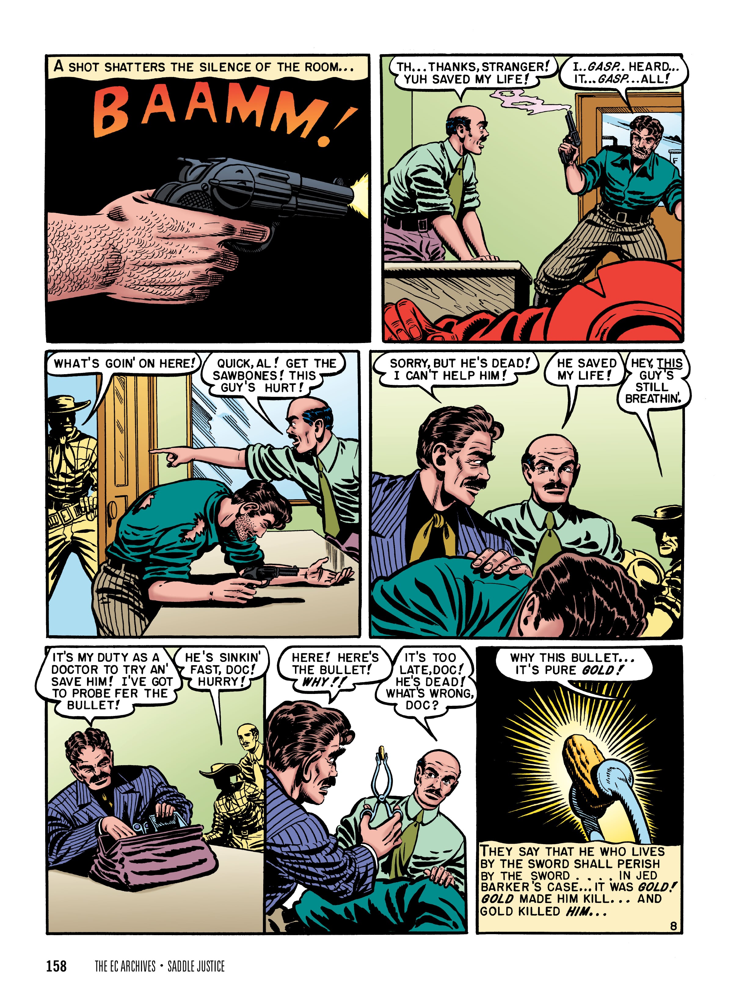 Read online The EC Archives: Saddle Justice comic -  Issue # TPB (Part 2) - 60
