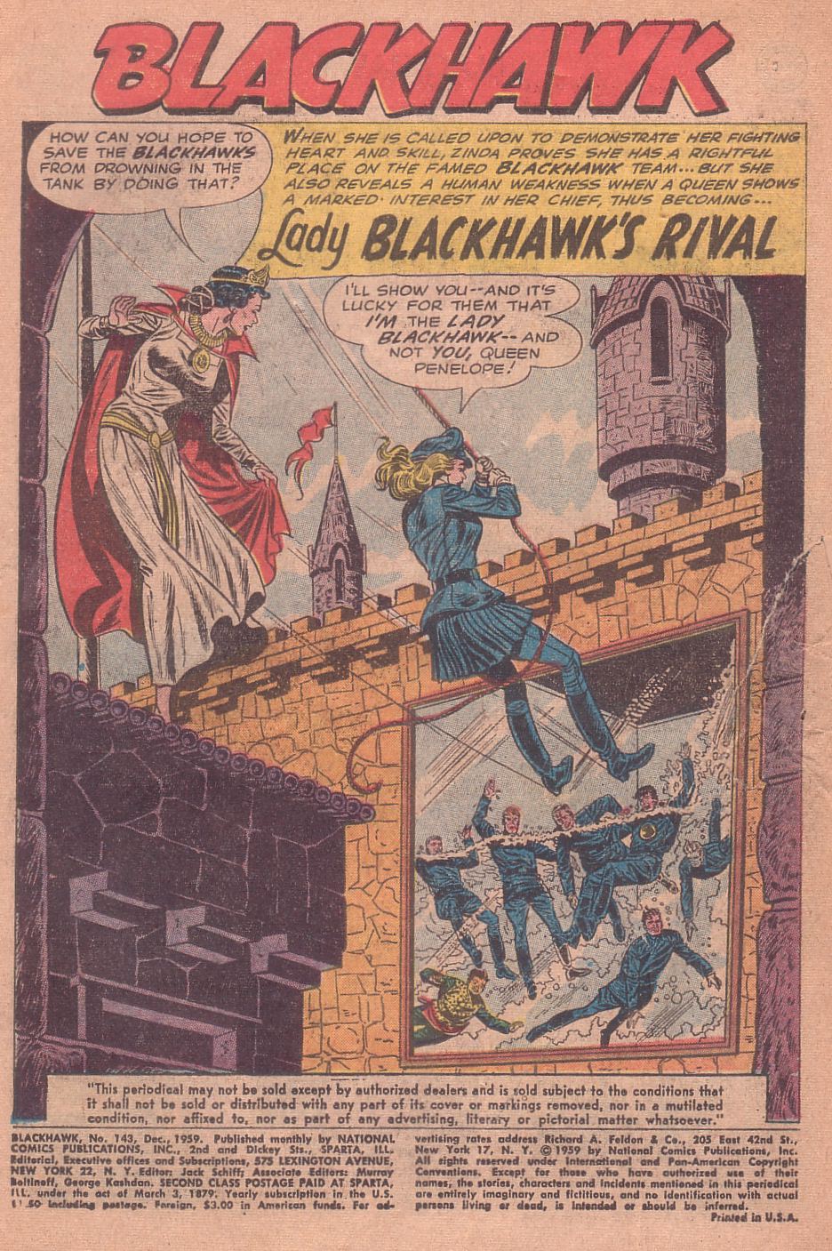 Read online Blackhawk (1957) comic -  Issue #143 - 3