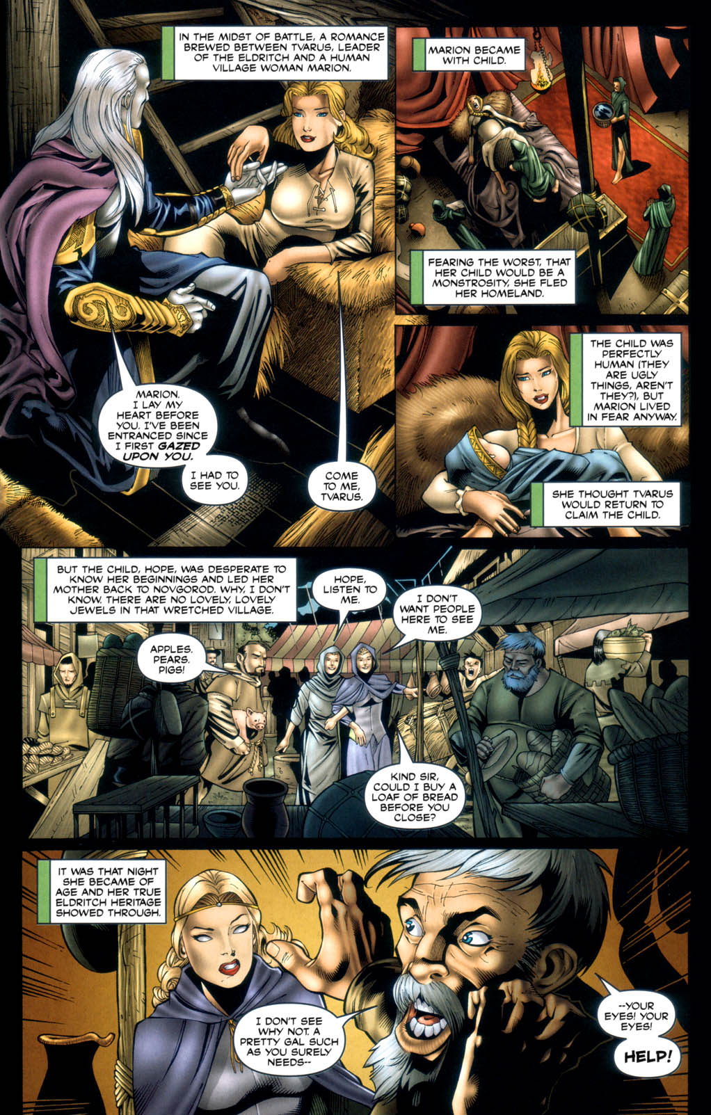 Read online Brian Pulido's Medieval Lady Death comic -  Issue #1 - 7