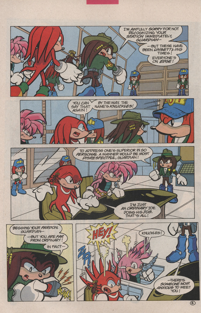 Read online Knuckles the Echidna comic -  Issue #5 - 8