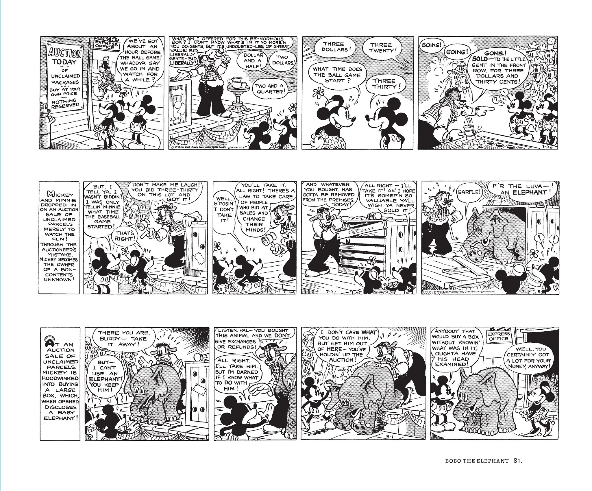 Read online Walt Disney's Mickey Mouse by Floyd Gottfredson comic -  Issue # TPB 3 (Part 1) - 81