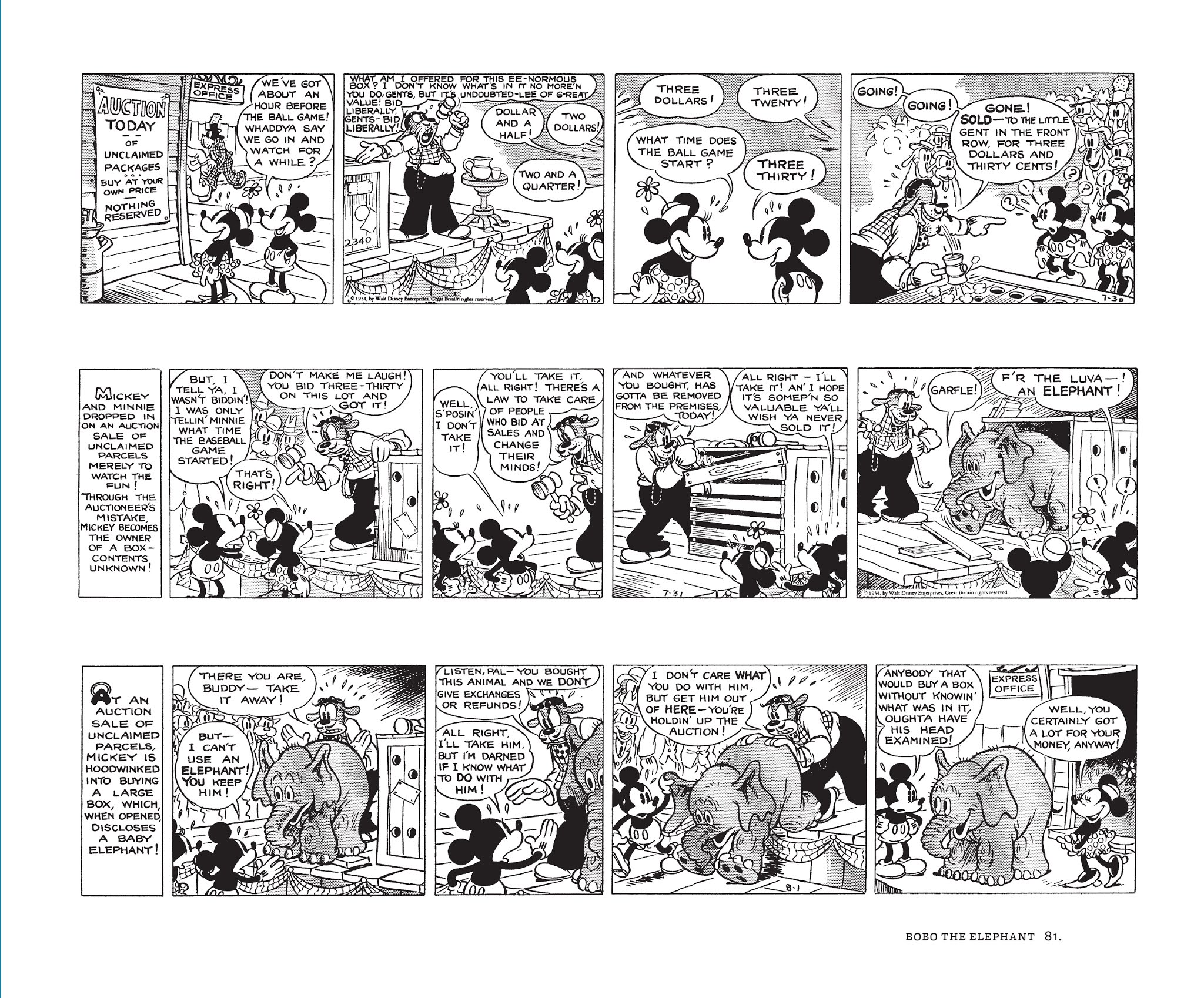 Read online Walt Disney's Mickey Mouse by Floyd Gottfredson comic -  Issue # TPB 3 (Part 1) - 81