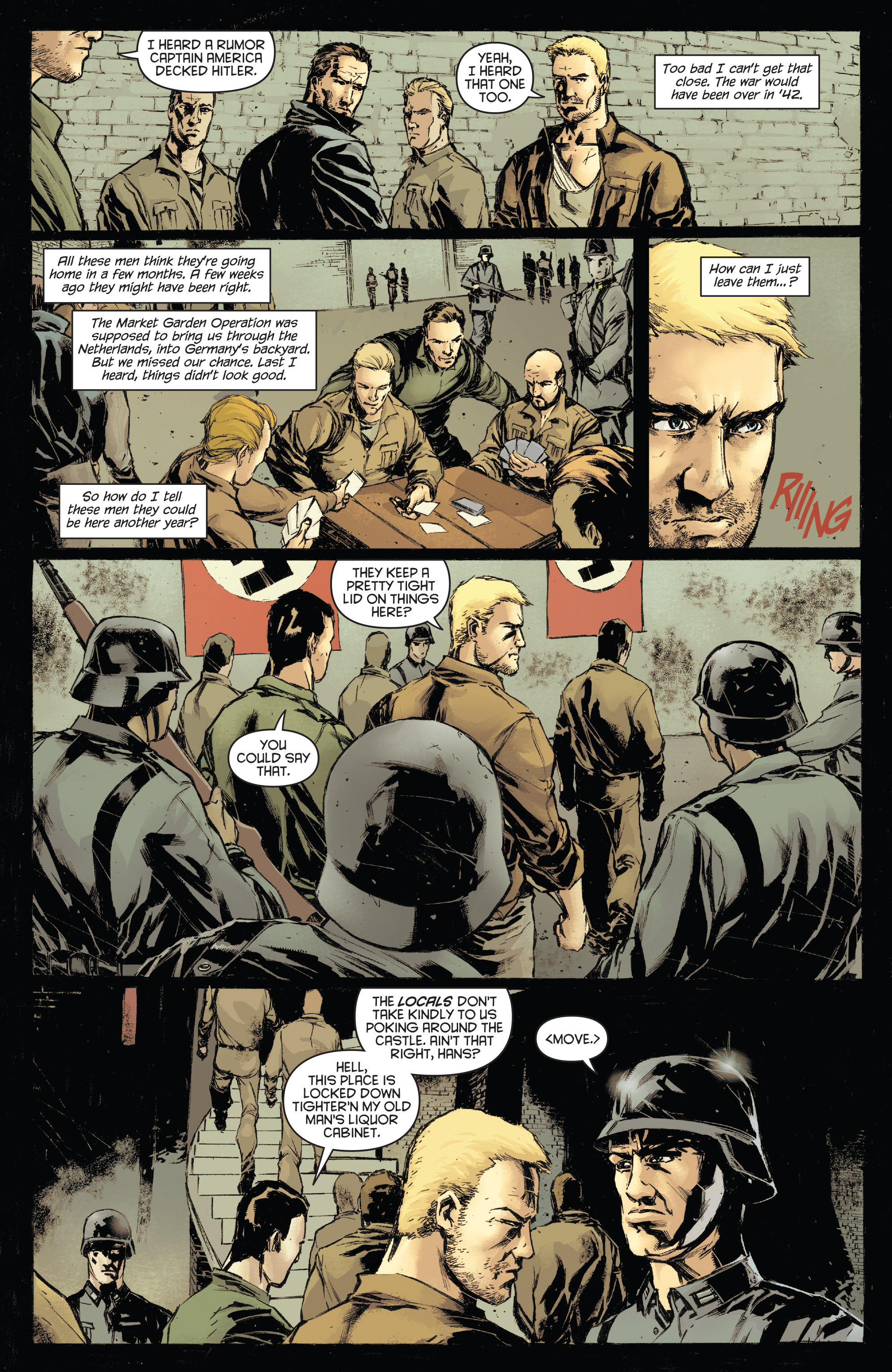 Captain America Theater Of War:  Prisoners Of Duty Full Page 9