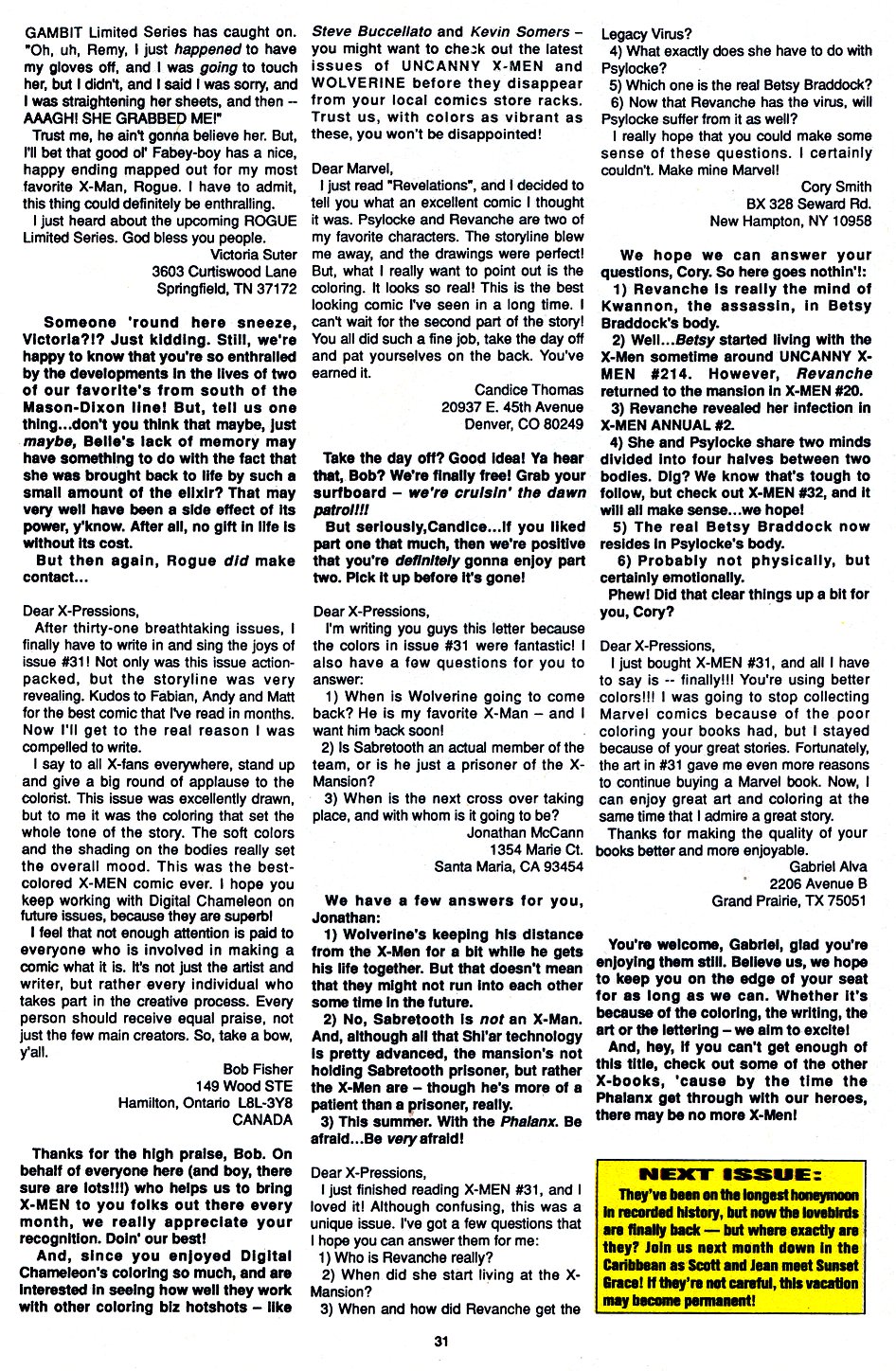 Read online X-Men (1991) comic -  Issue #34 - 22