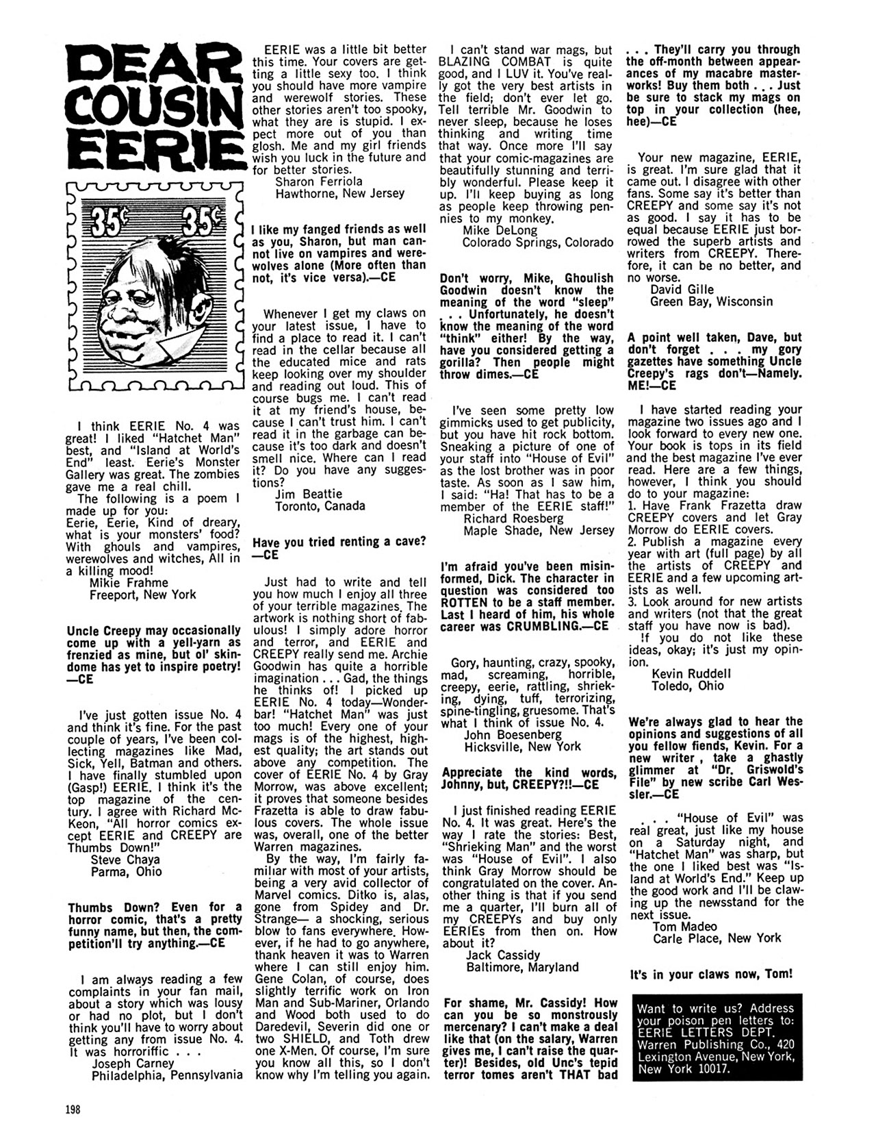 Read online Eerie Archives comic -  Issue # TPB 1 - 199