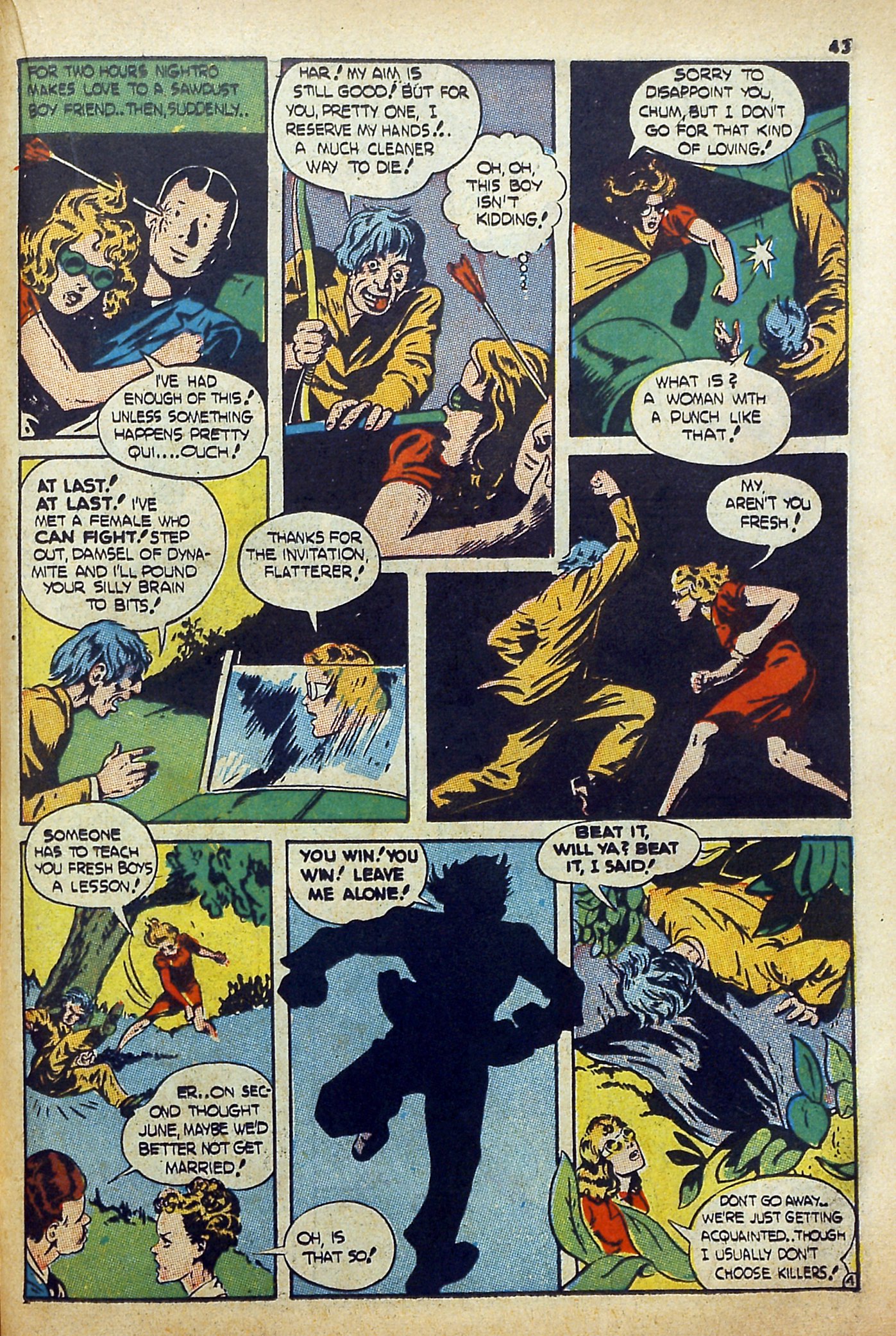 Read online Daredevil (1941) comic -  Issue #6 - 45