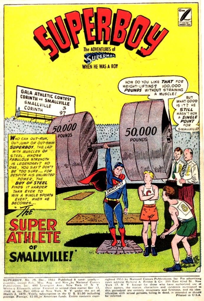 Superboy (1949) 29 Page 1