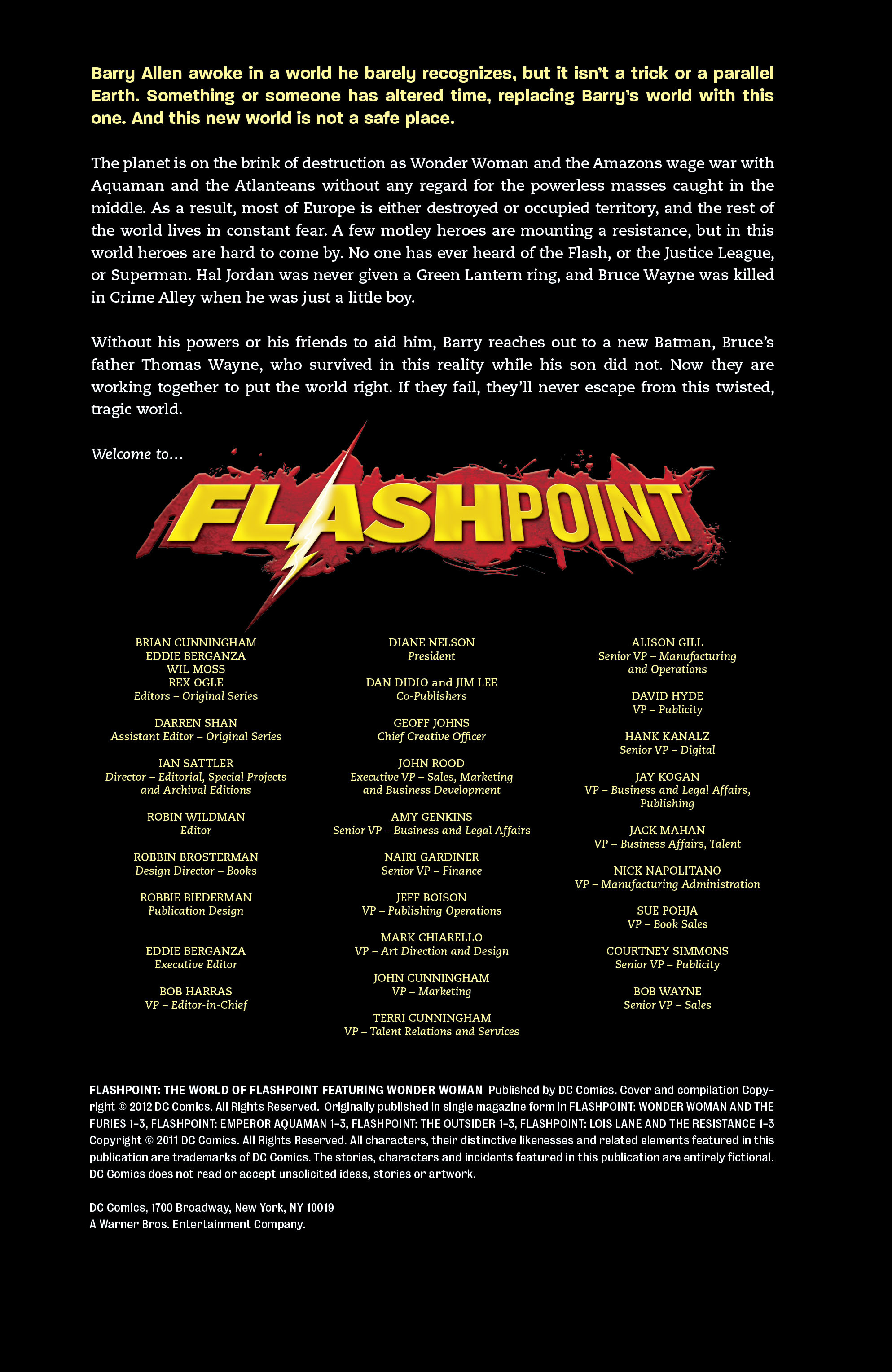 Read online Flashpoint: The World of Flashpoint Featuring Wonder Woman comic -  Issue # Full - 4