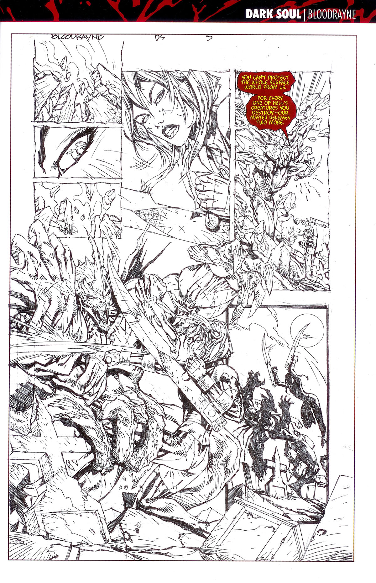 Read online BloodRayne: Raw comic -  Issue # Full - 19