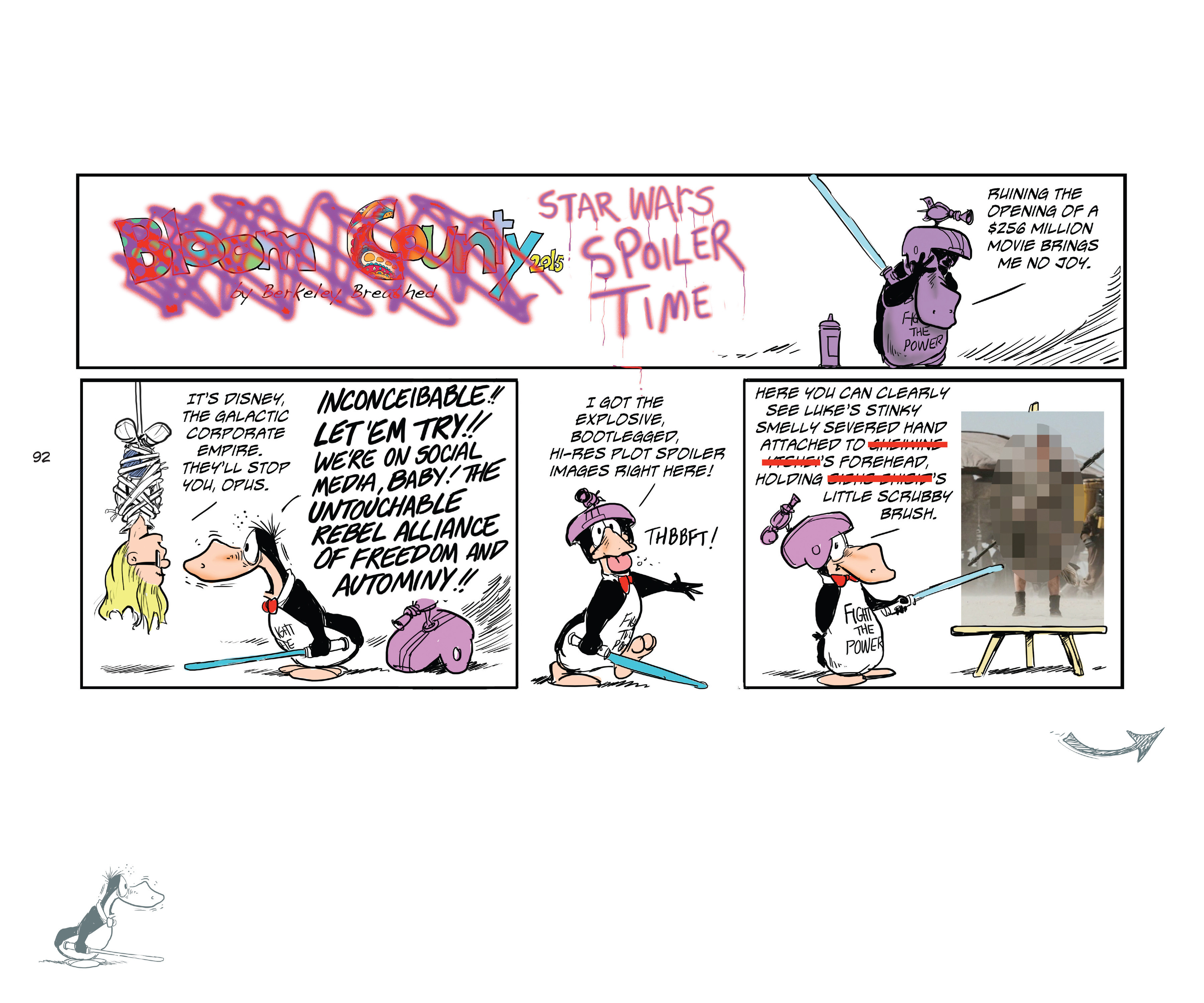 Read online Bloom County Episode XI: A New Hope comic -  Issue # Full - 94